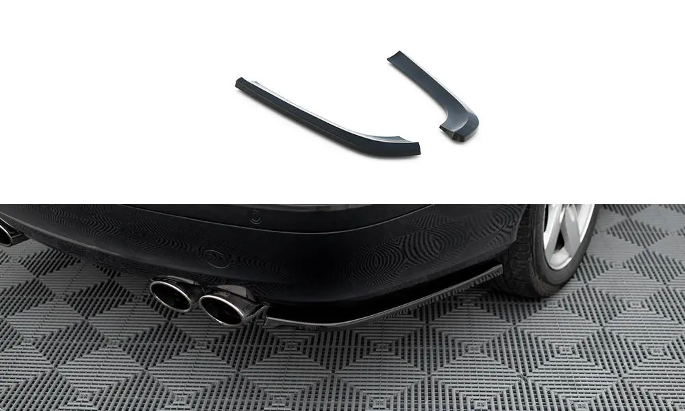 Sidesplitters bak Mercedes-Benz CLK ( C209 / A209 ) 2002-2005 | V.1 Glossy Black Edition – bilde 3