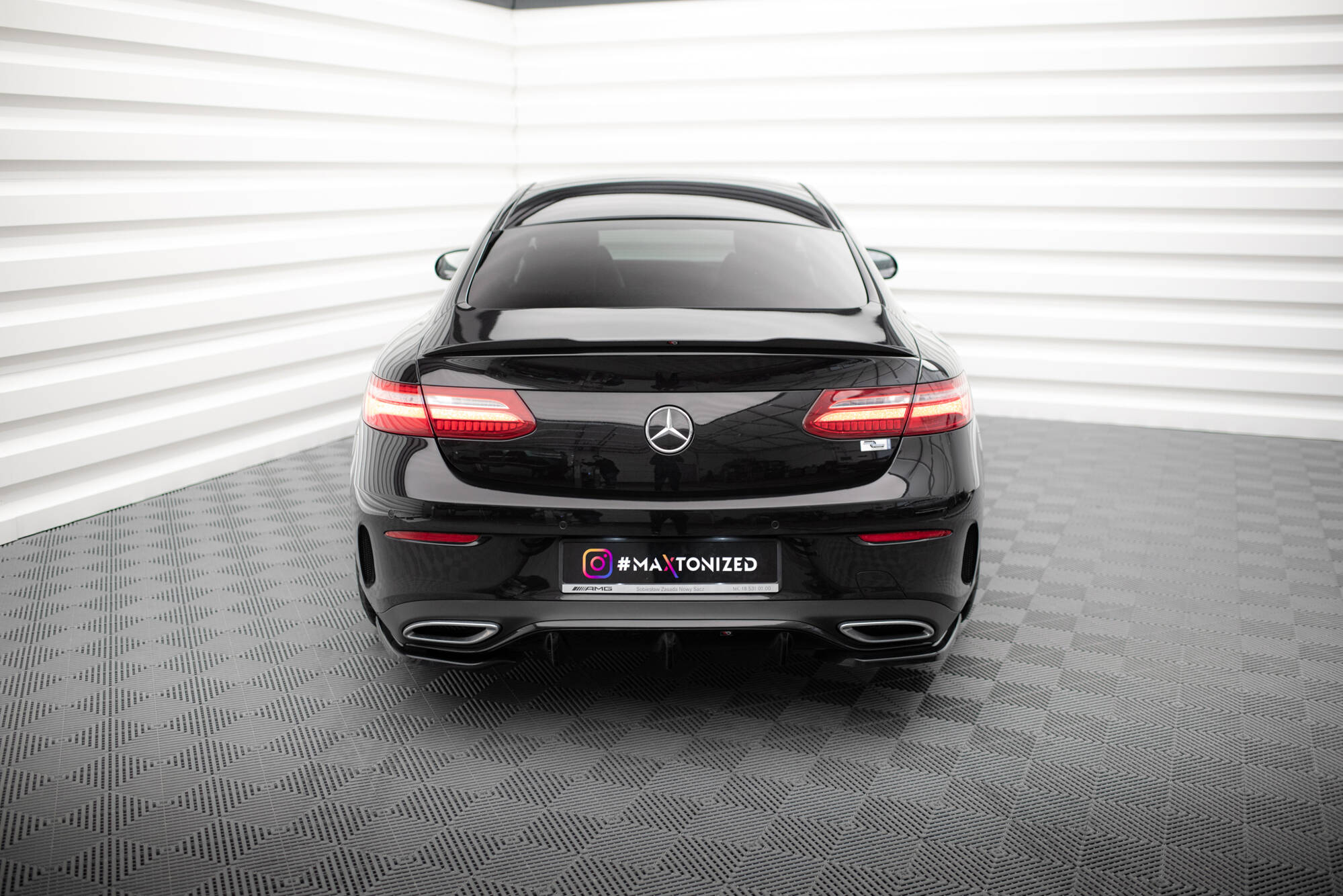 Sidesplitters bak Mercedes-Benz E AMG-Line (C238/A238) 2017 - 2023 | Glossy Black Edition – bilde 5