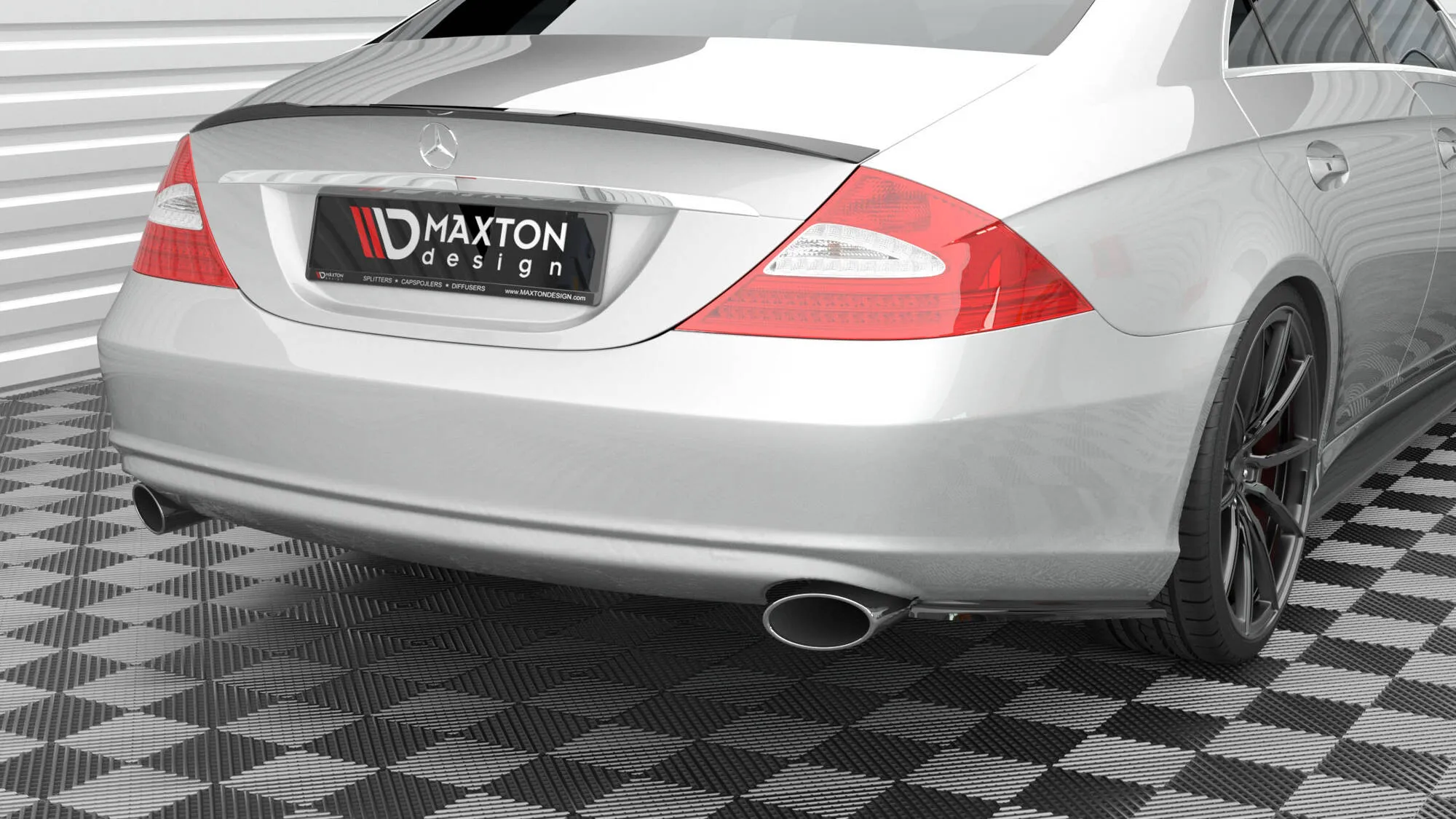 Sidesplitters bak Mercedes Cls (W219/C219) Pre-Facelift 2004 - 2008 | Glossy Black Edition