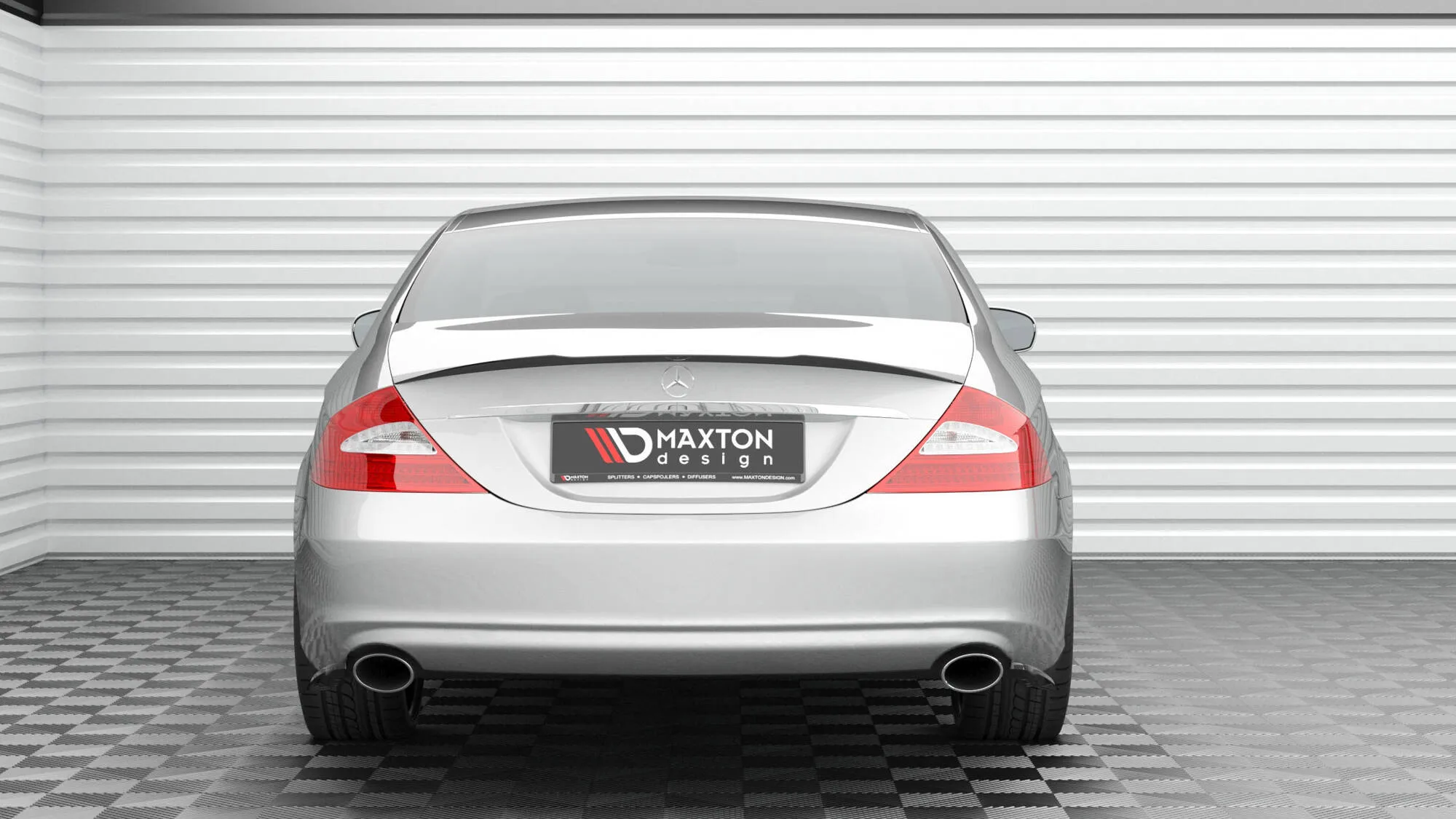 Sidesplitters bak Mercedes Cls (W219/C219) Pre-Facelift 2004 - 2008 | Glossy Black Edition – bilde 4