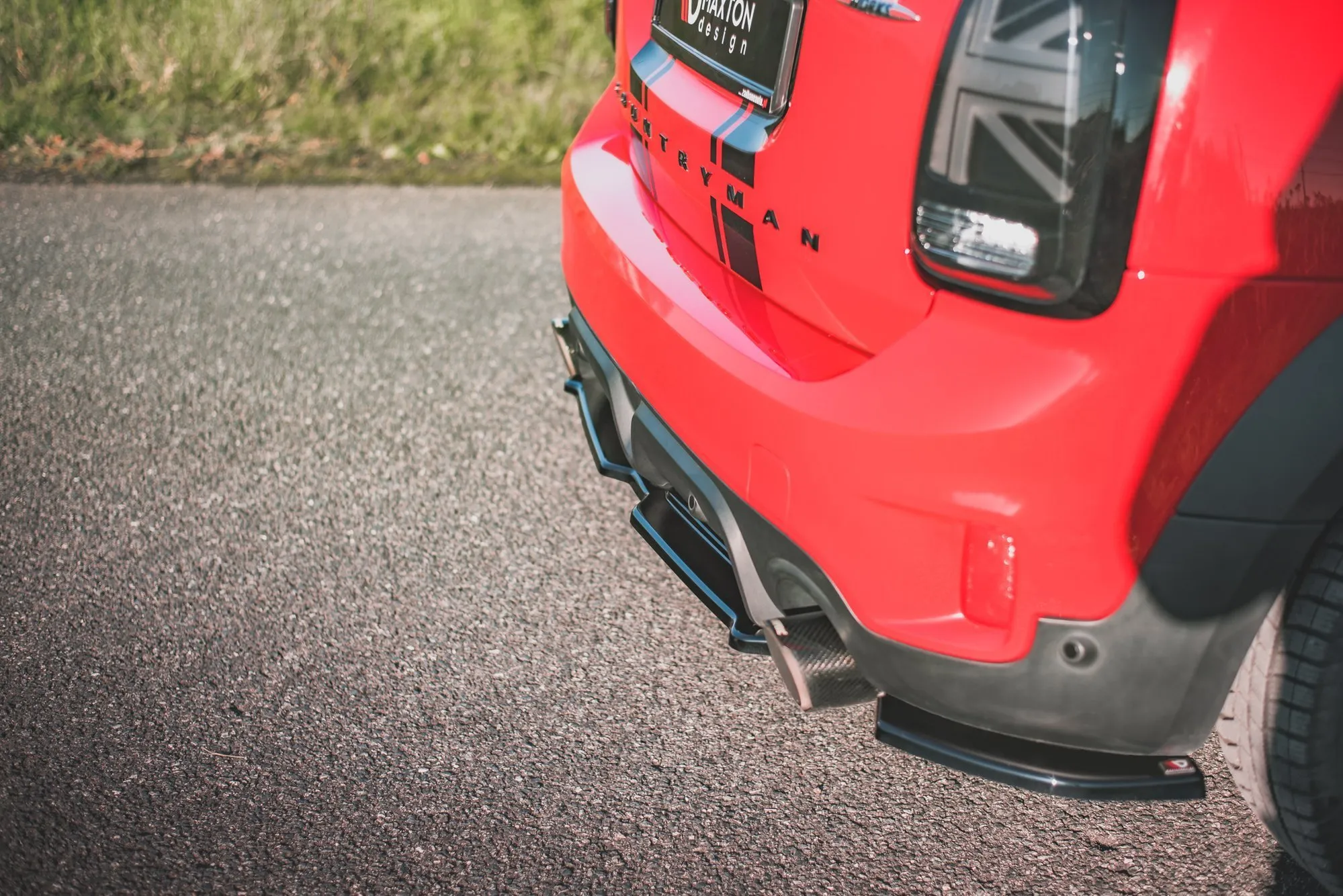 Sidesplitters bak Mini Countryman II F60 (John Cooper Works) Facelift 2020-> | Glossy Black Edition – bilde 2