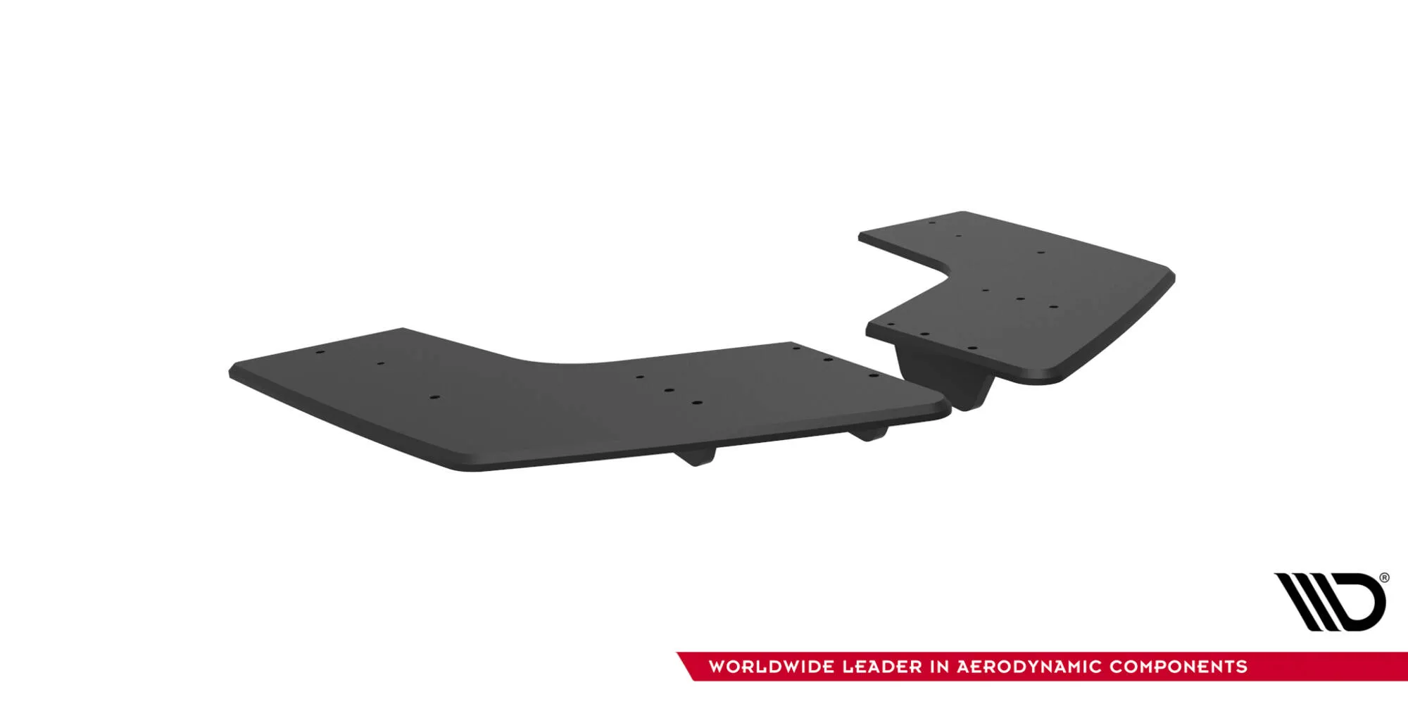 Sidesplitters bak Mitsubishi Lancer EVO X 2007 - 2015 | Street Pro Black Edition – bilde 5