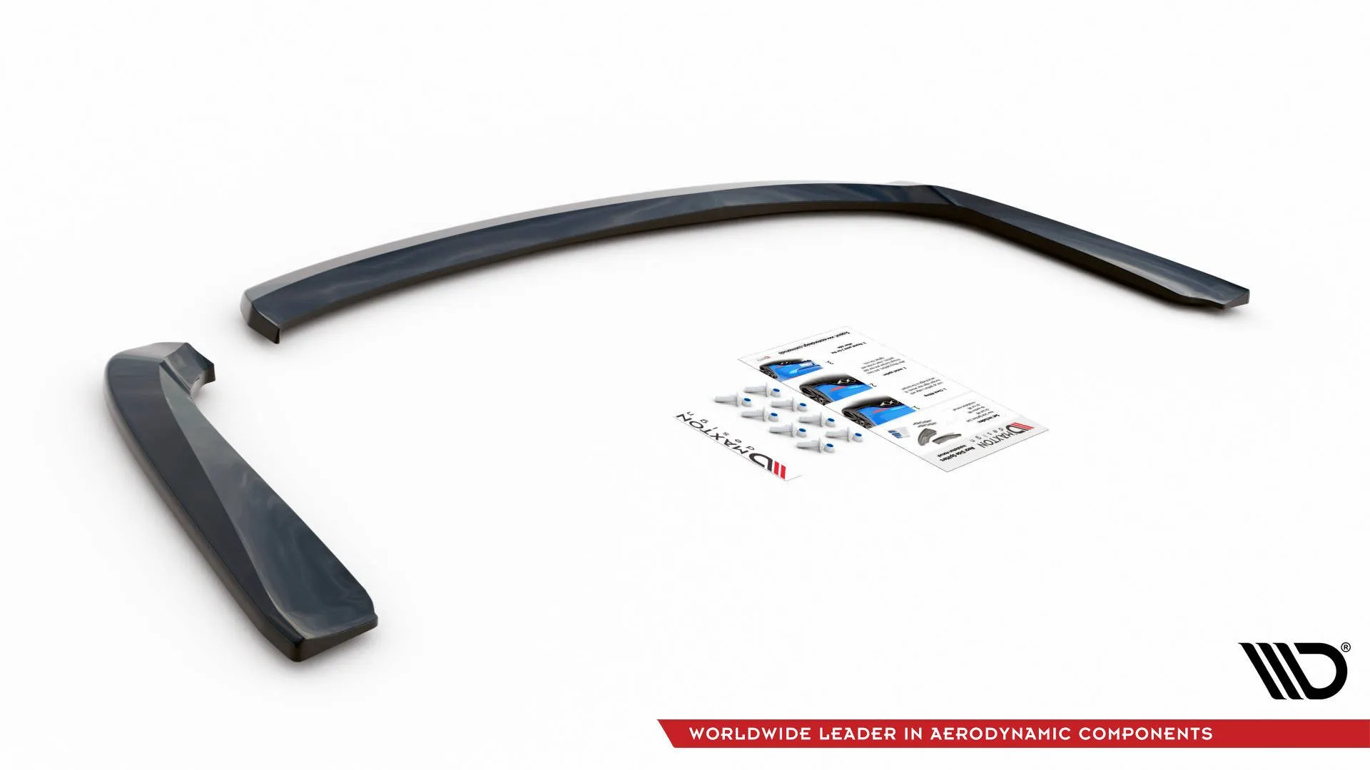 Sidesplitters bak Mitsubishi Lancer Sportback MK8 2009-2017 | Glossy Black Edition – bilde 4