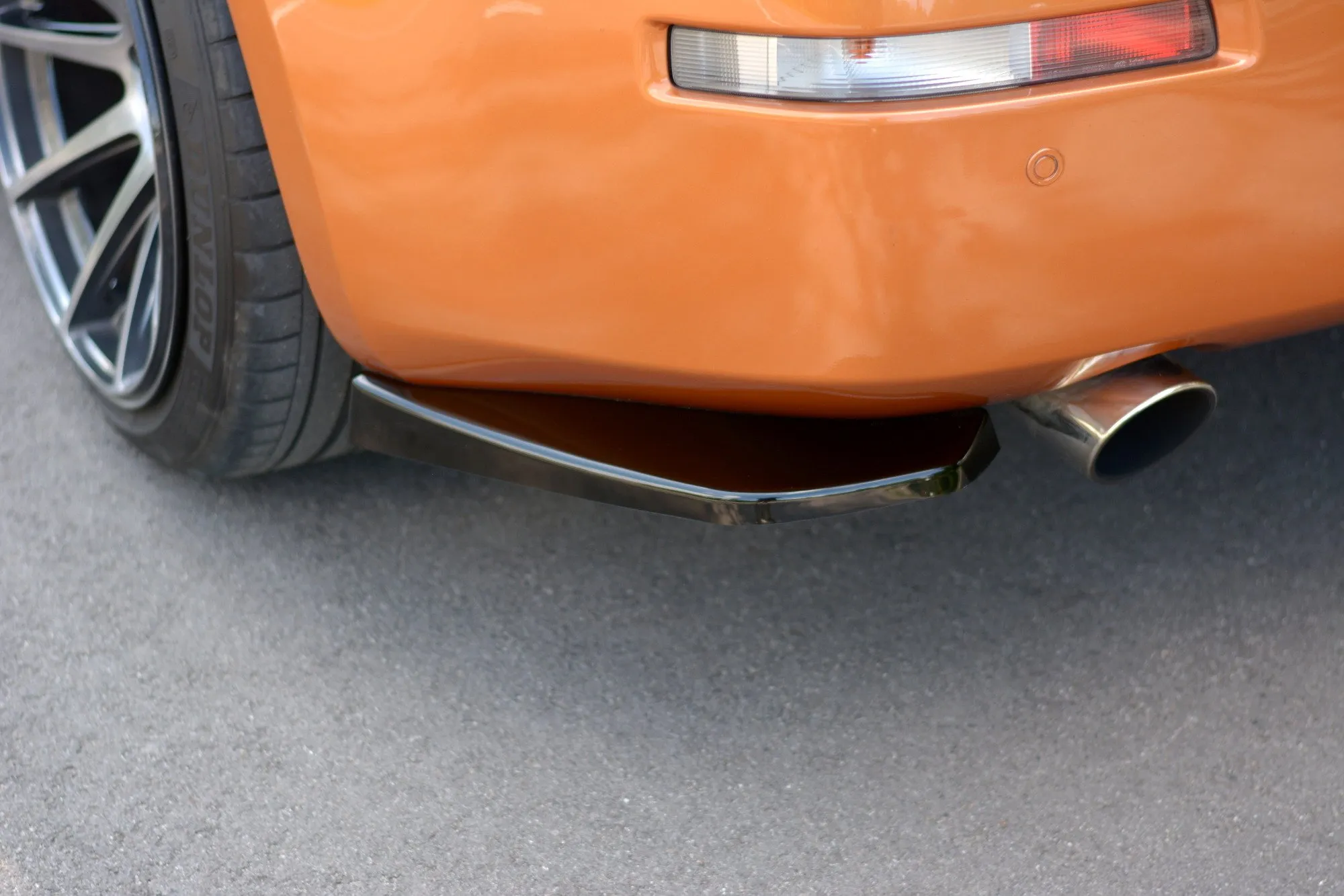Sidesplitters bak Nissan 350Z 2003 - 2006 | Glossy Black Edition