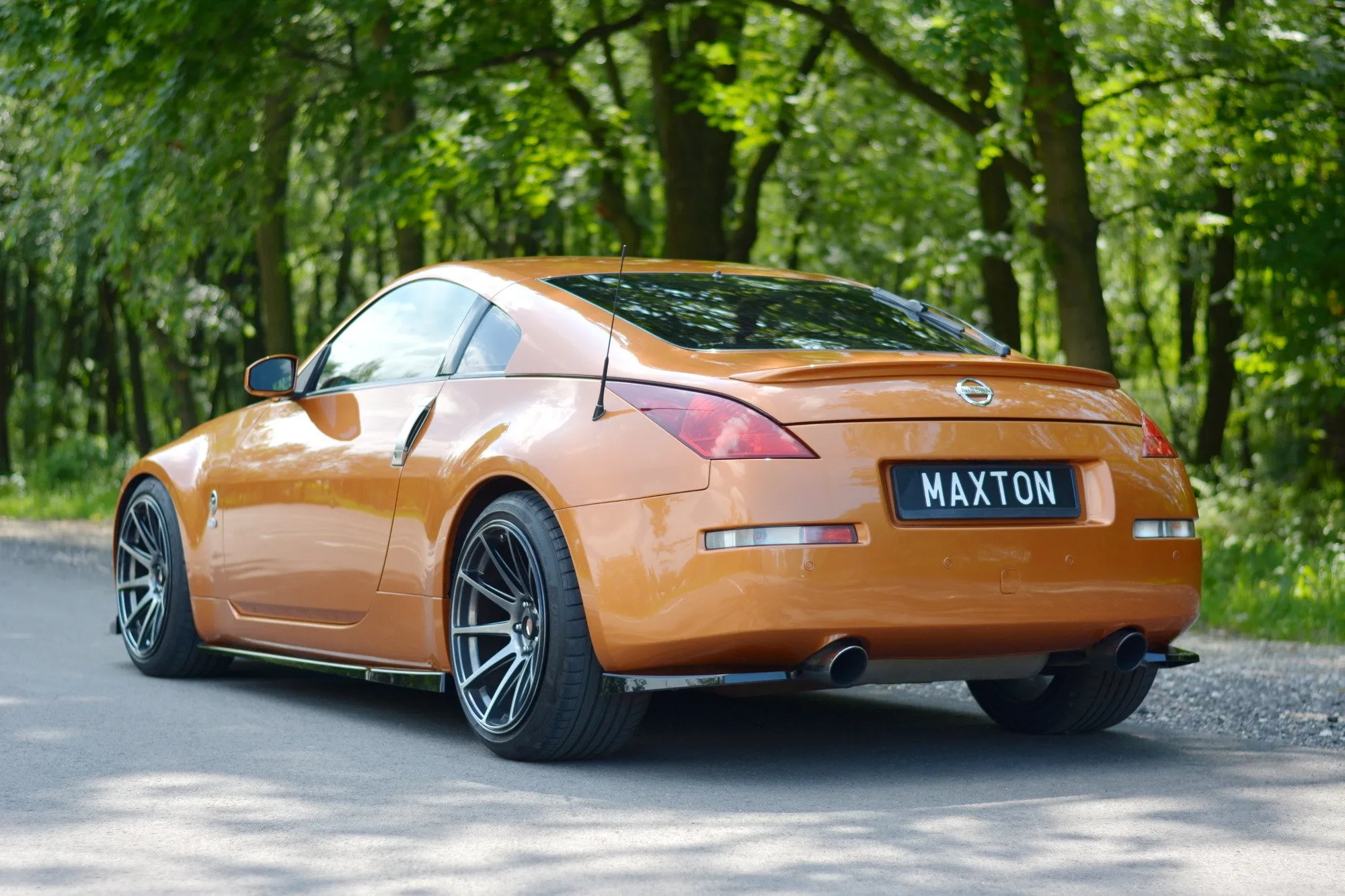 Sidesplitters bak Nissan 350Z 2003 - 2006 | Glossy Black Edition – bilde 2
