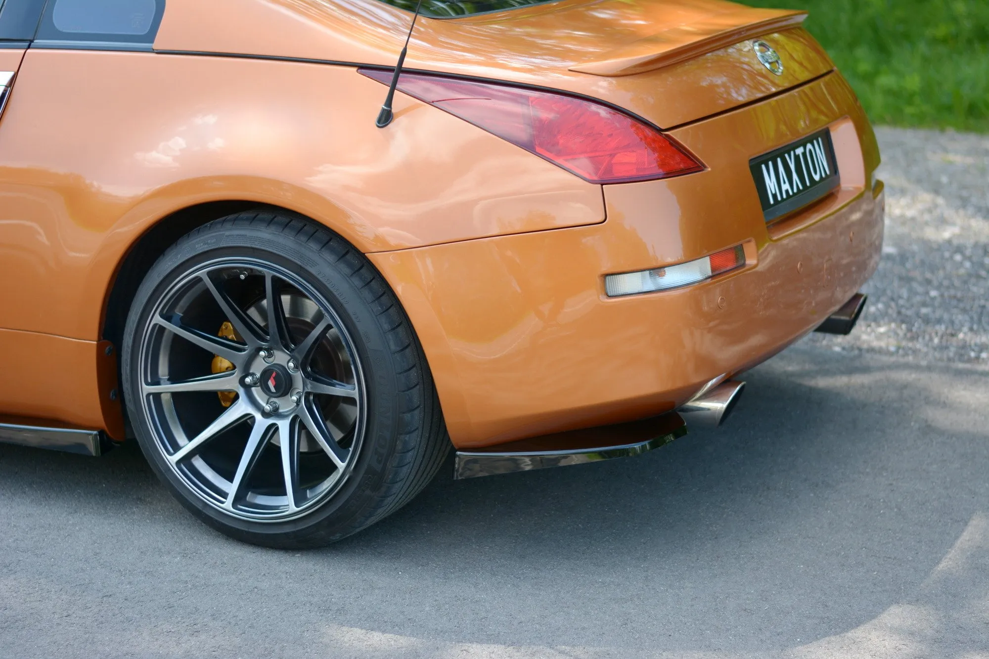 Sidesplitters bak Nissan 350Z 2003 - 2006 | Glossy Black Edition – bilde 3
