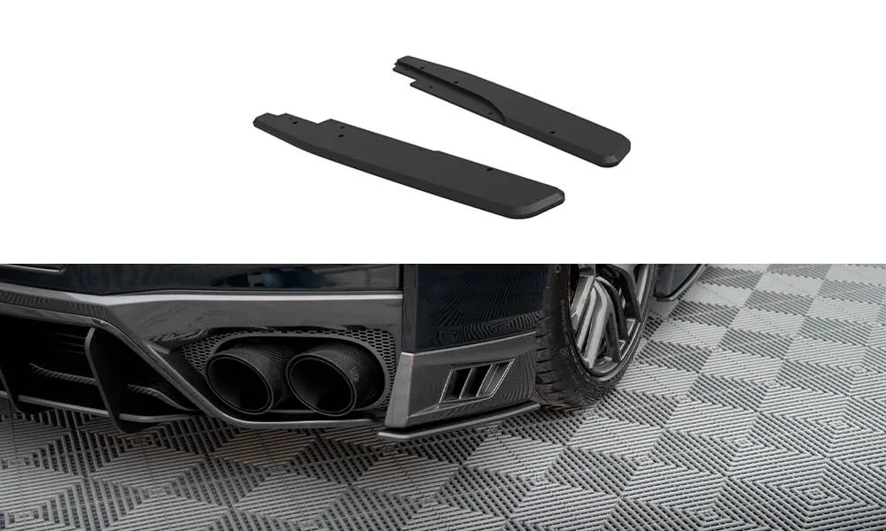 Sidesplitters bak Nissan GTR R35 facelift 2016 - 2022 | Street Pro Black Edition – bilde 2