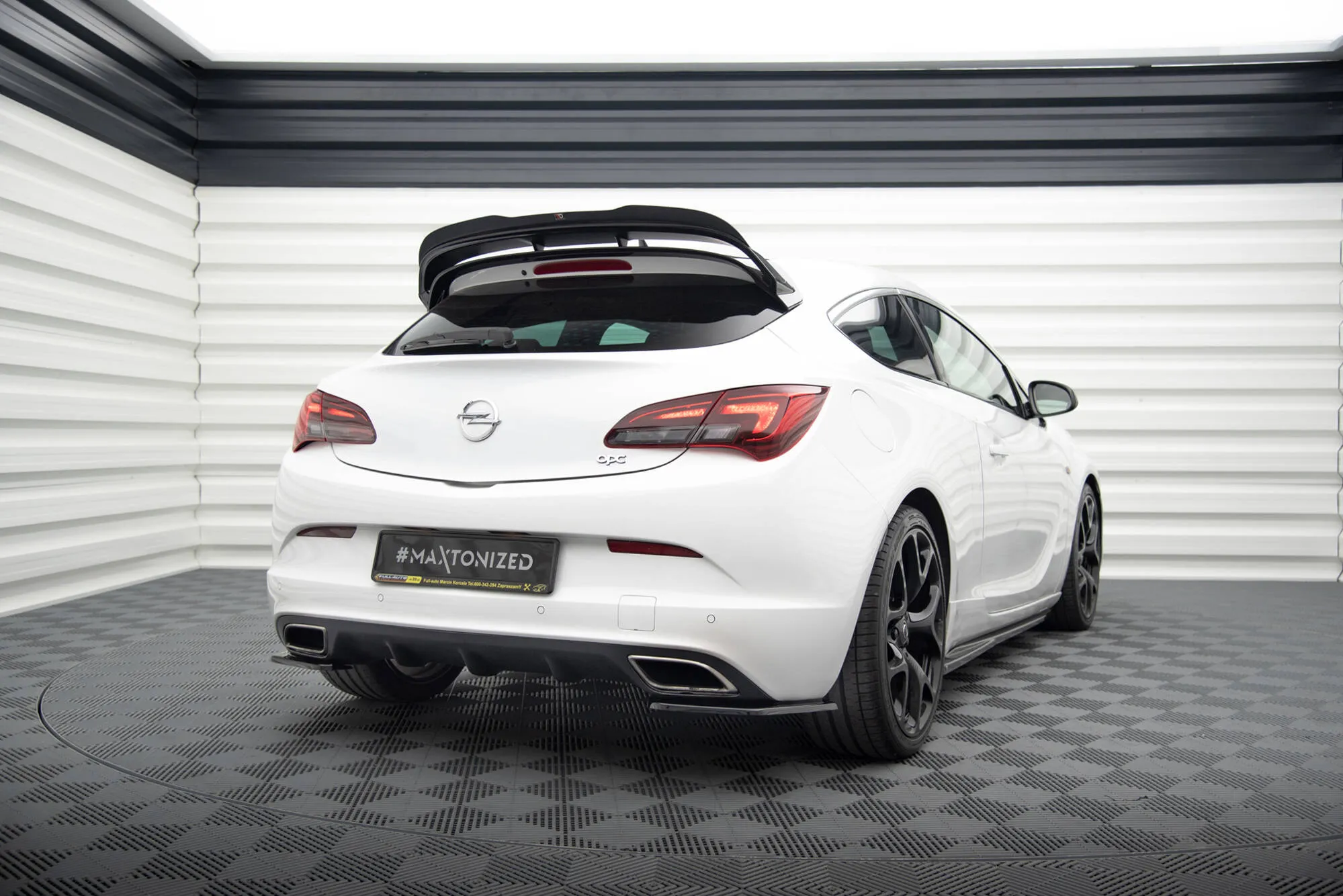 Sidesplitters bak Opel Astra J OPC / Vauxhall Astra J VXR 2009-2015 | Glossy Black Edition – bilde 2