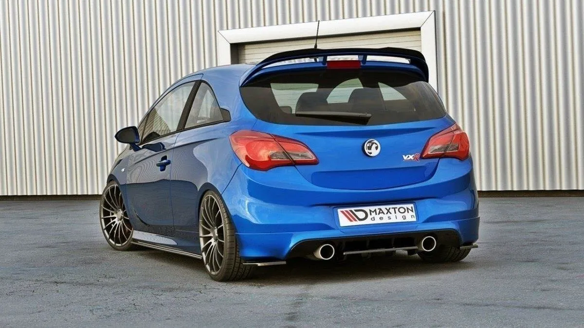 Sidesplitters bak Opel Corsa E OPC / Vauxhall Corsa E VXR 2015-2019 | Glossy Black Edition