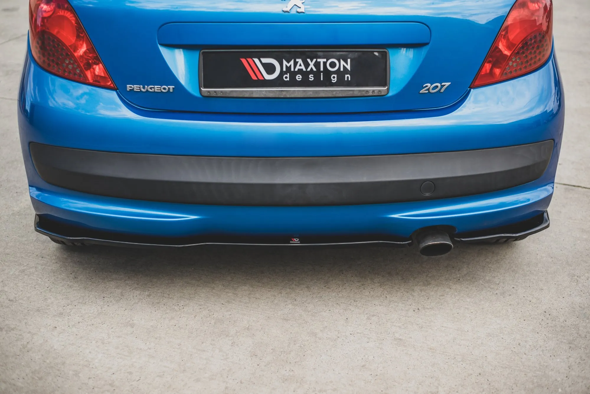 Sidesplitters bak Peugeot 207 Sporty 2006-2009 | Glossy Black Edition – bilde 2