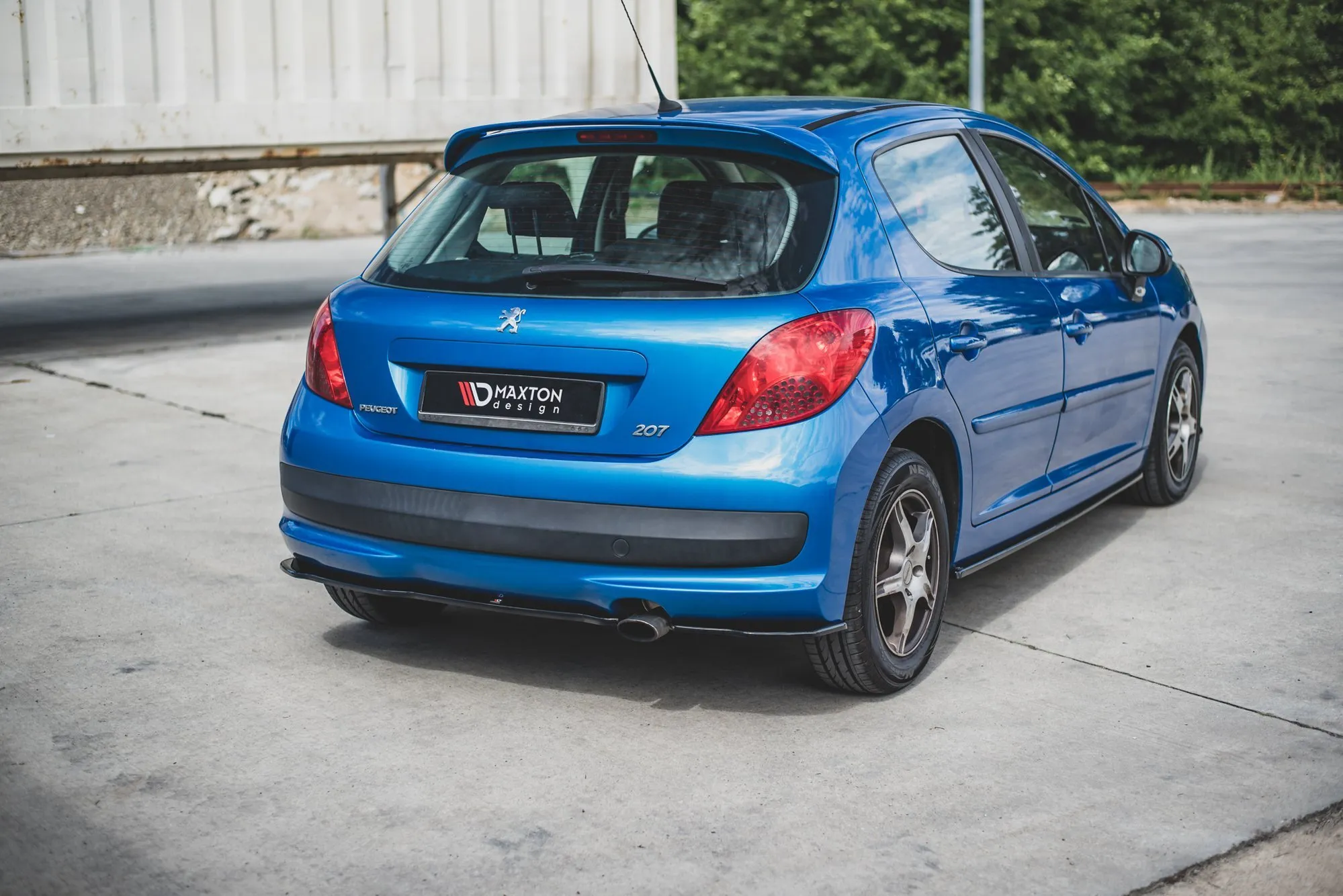 Sidesplitters bak Peugeot 207 Sporty 2006-2009 | Glossy Black Edition – bilde 4