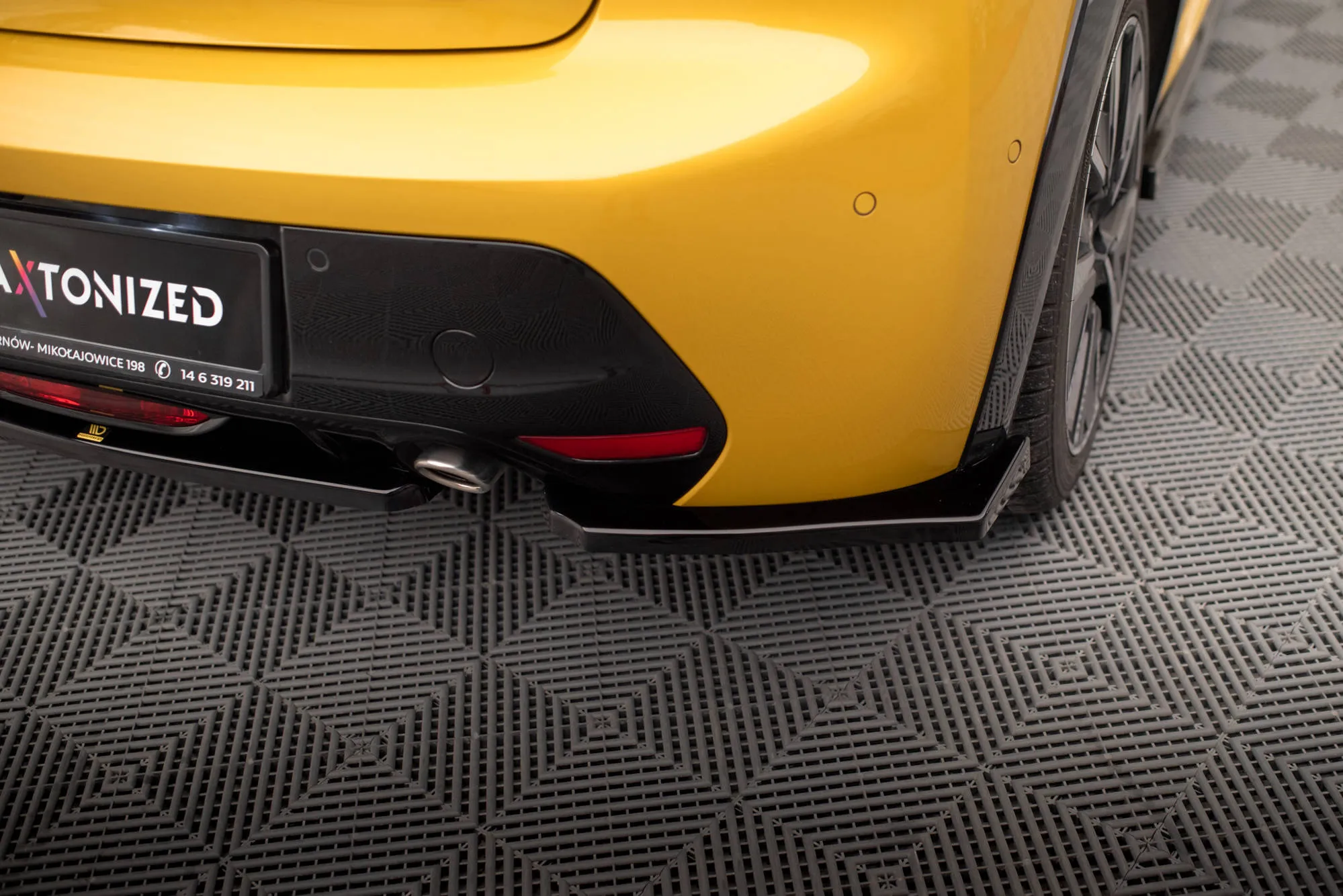 Sidesplitters bak Peugeot 208 GT II 2019 - 2023 | Glossy Black Edition – bilde 3