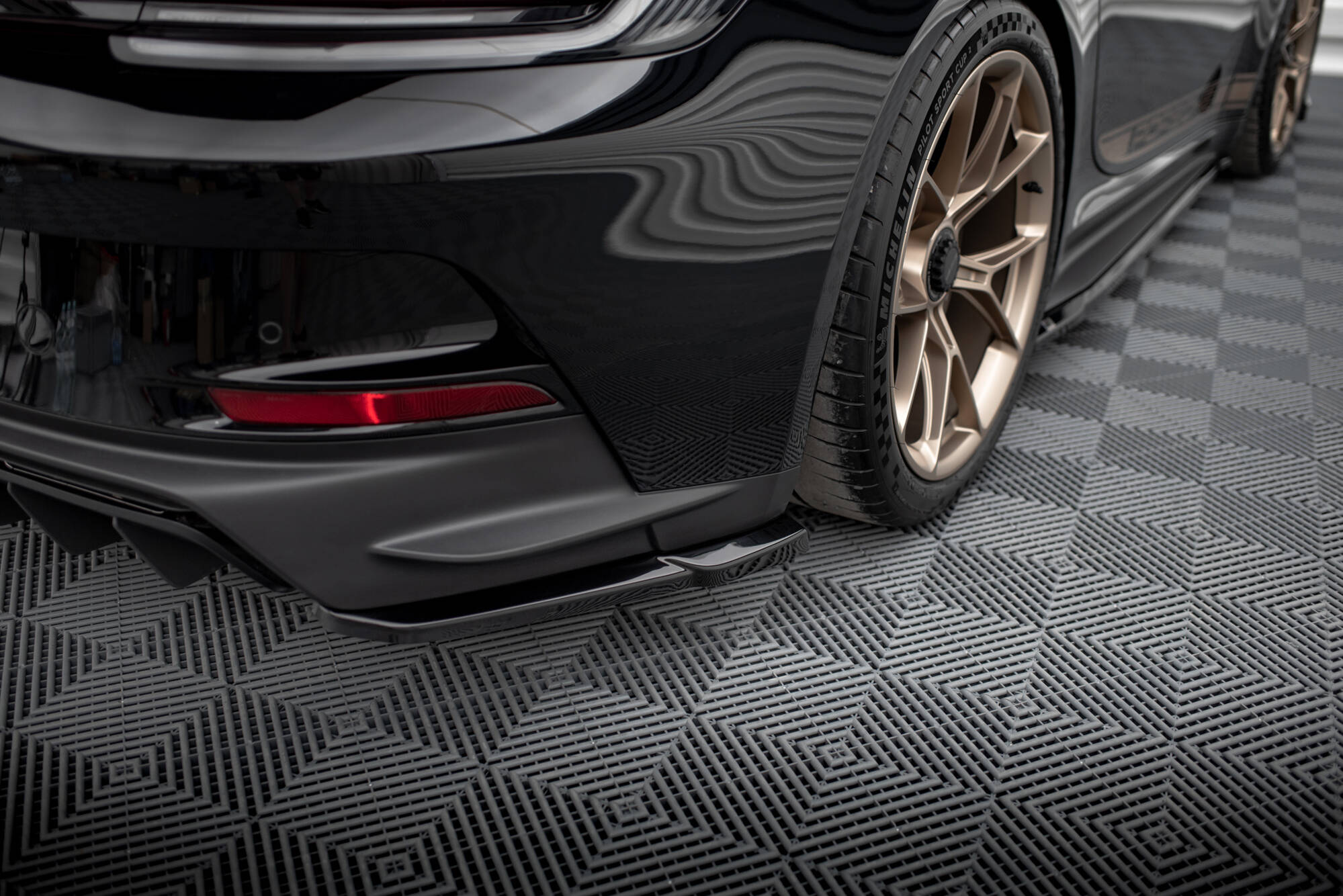 Sidesplitters bak Porsche 911 (992) GT3 2021 - > | Glossy Black Edition
