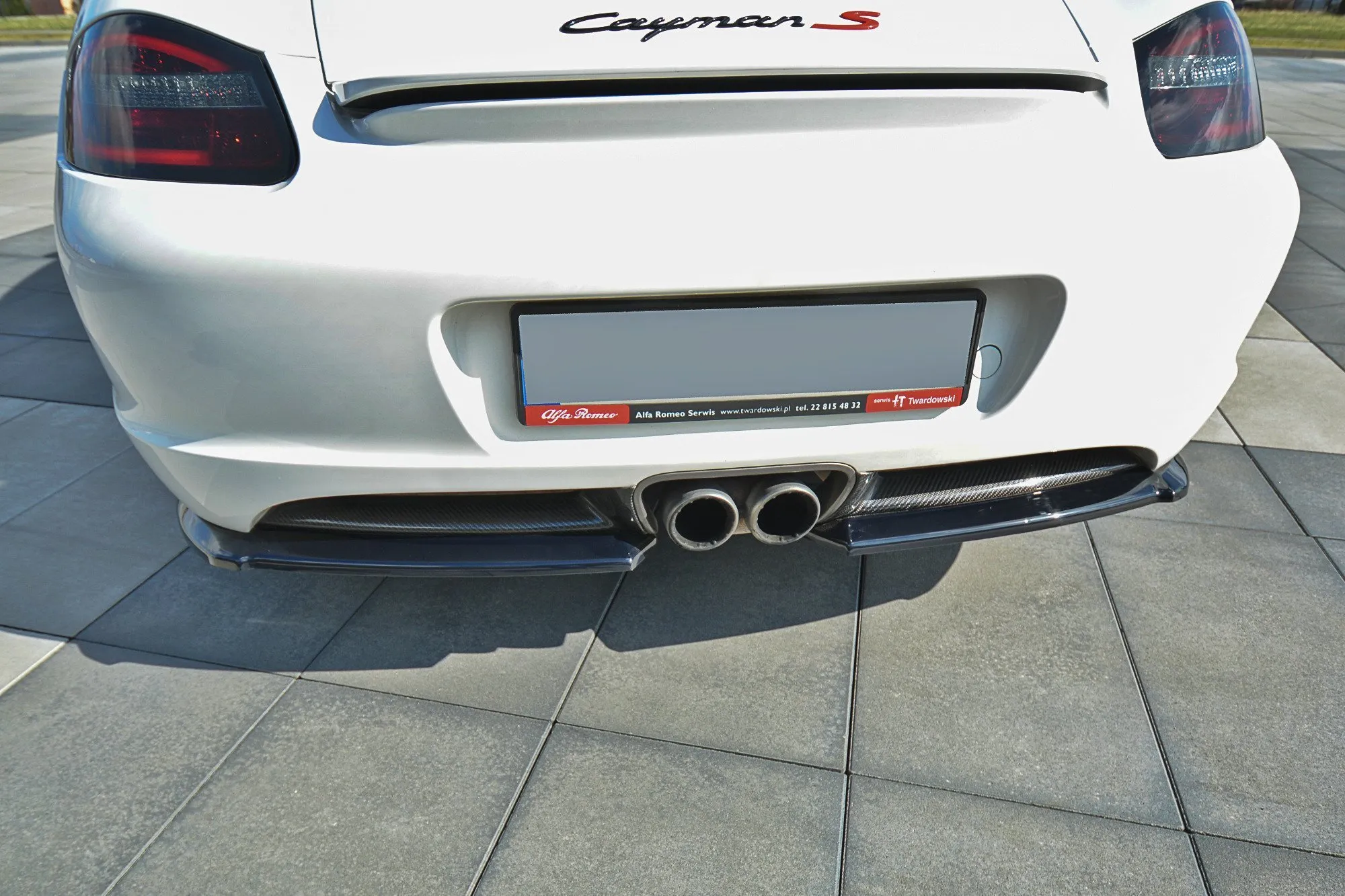 Sidesplitters bak Porsche Cayman S 987C 2006 - 2009 | Glossy Black Edition