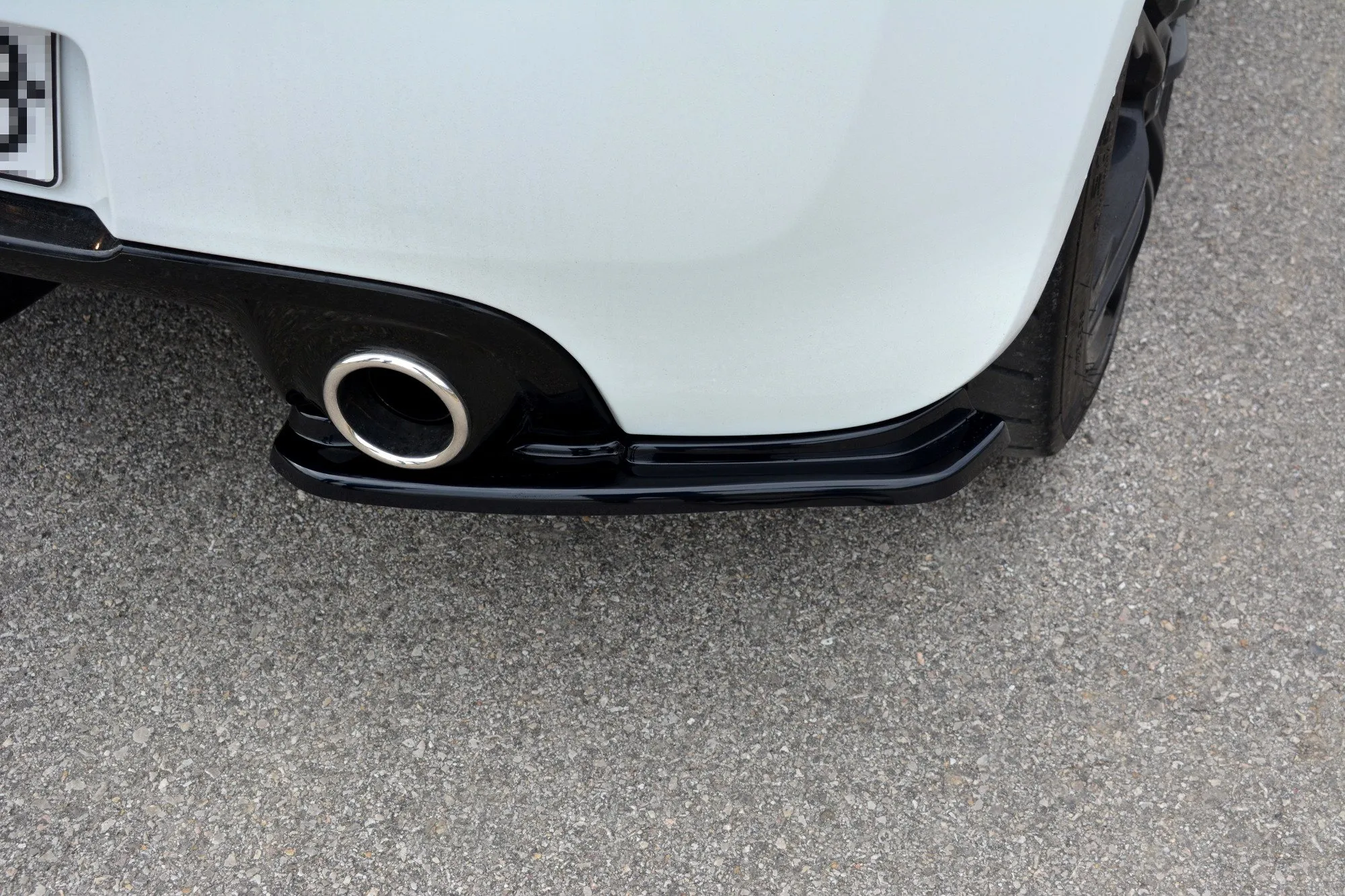Sidesplitters bak Renault Clio III RS Facelift 2009 - 2012 | Glossy Black Edition – bilde 3