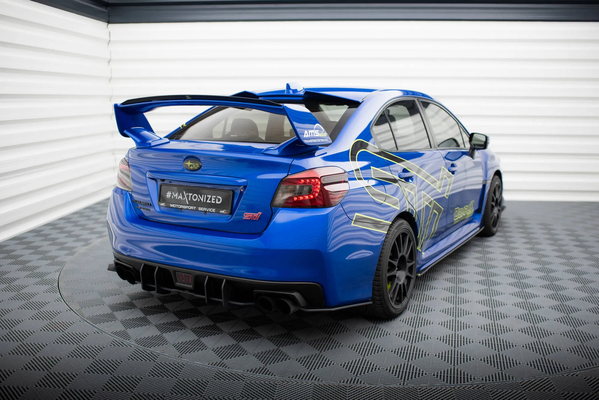 Sidesplitters bak Subaru WRX STI I Facelift 2017 - 2021 | Street Pro Black Edition – bilde 2