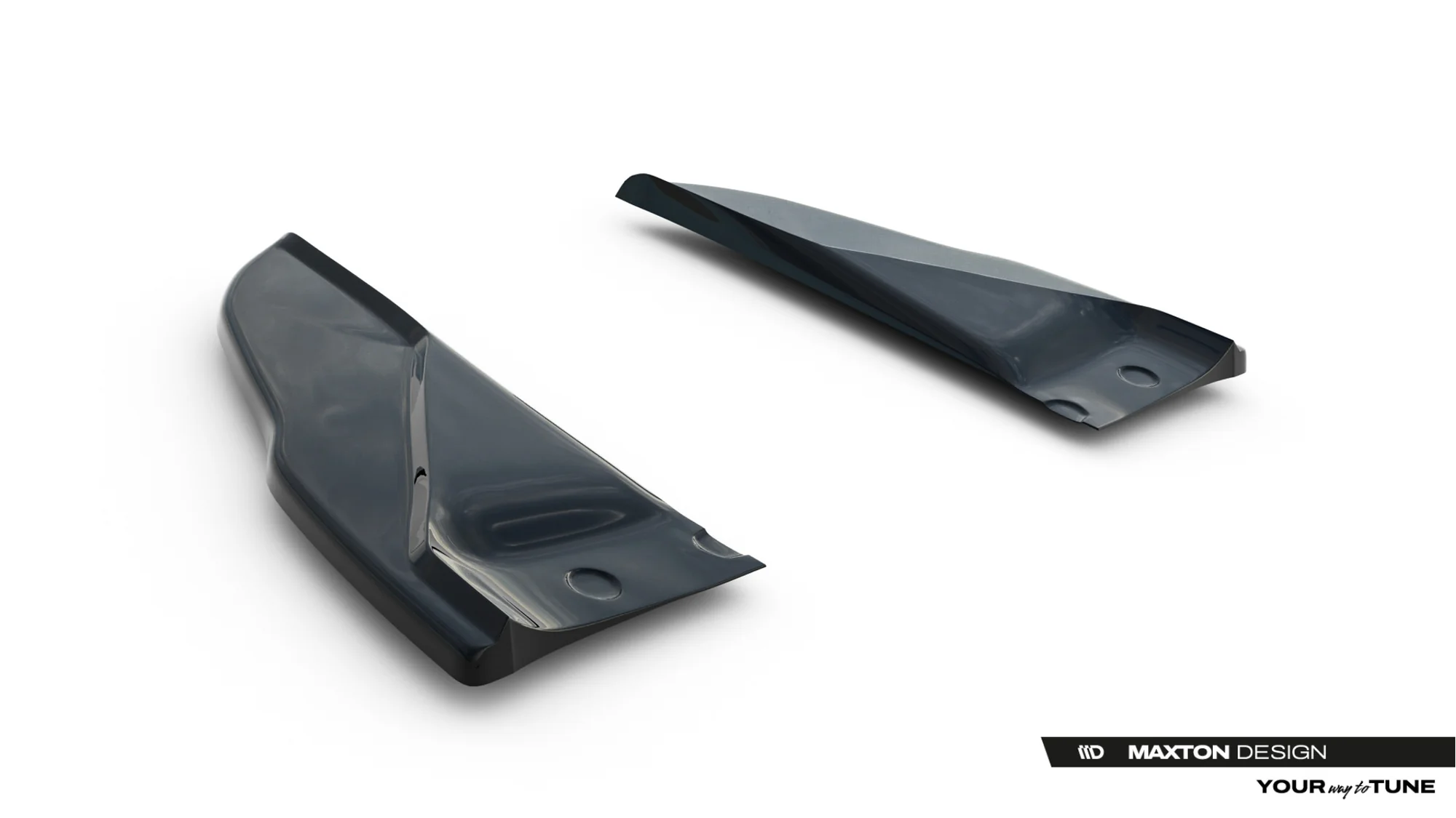 Sidesplitters bak Tesla Model S I 2012 - 2016 | Glossy Black Edition V2 – bilde 5