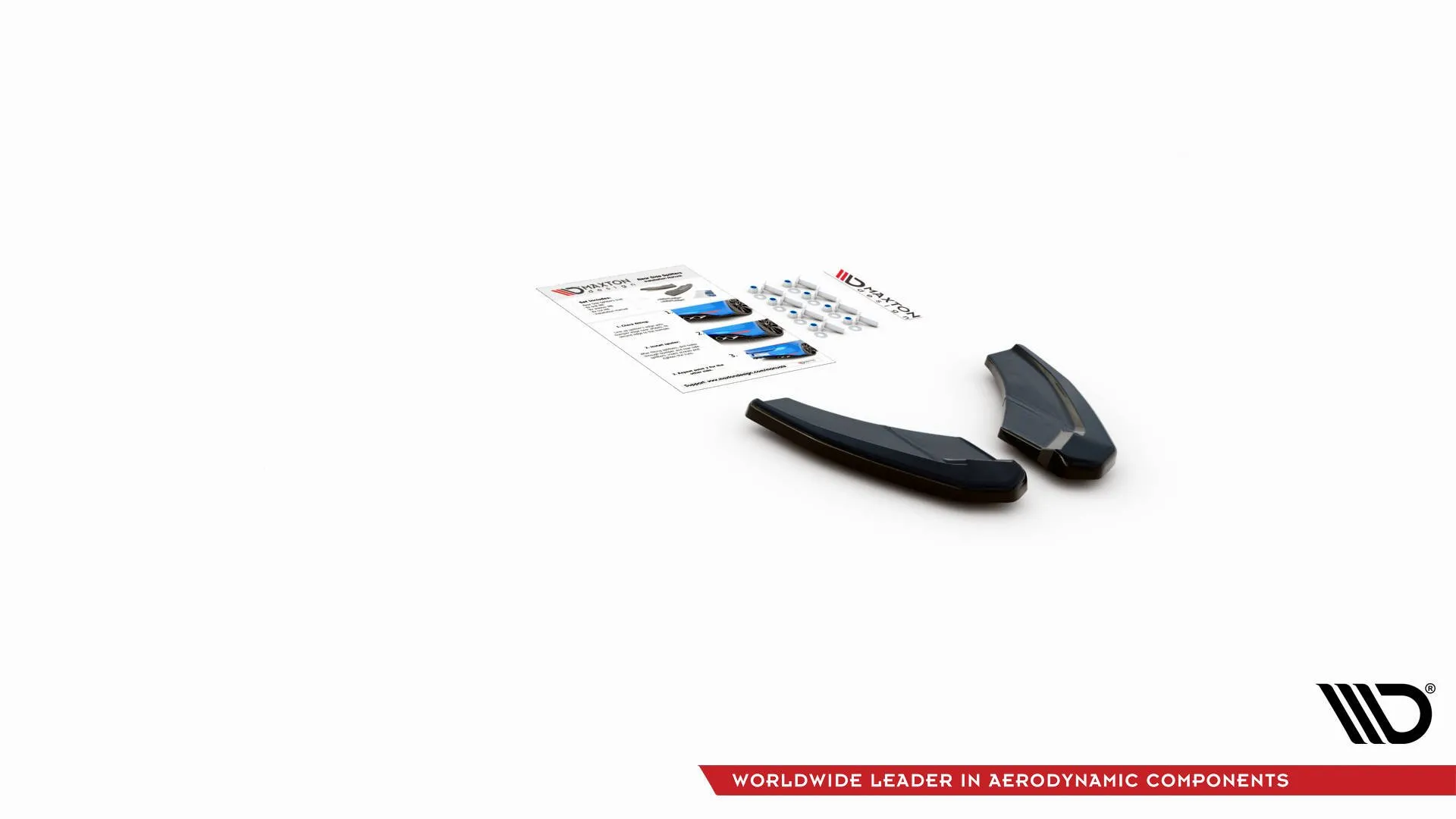 Sidesplitters bak V.1 Audi S3/ A3 S-Line (8Y) 2020 -> | Glossy Black Edition – bilde 4