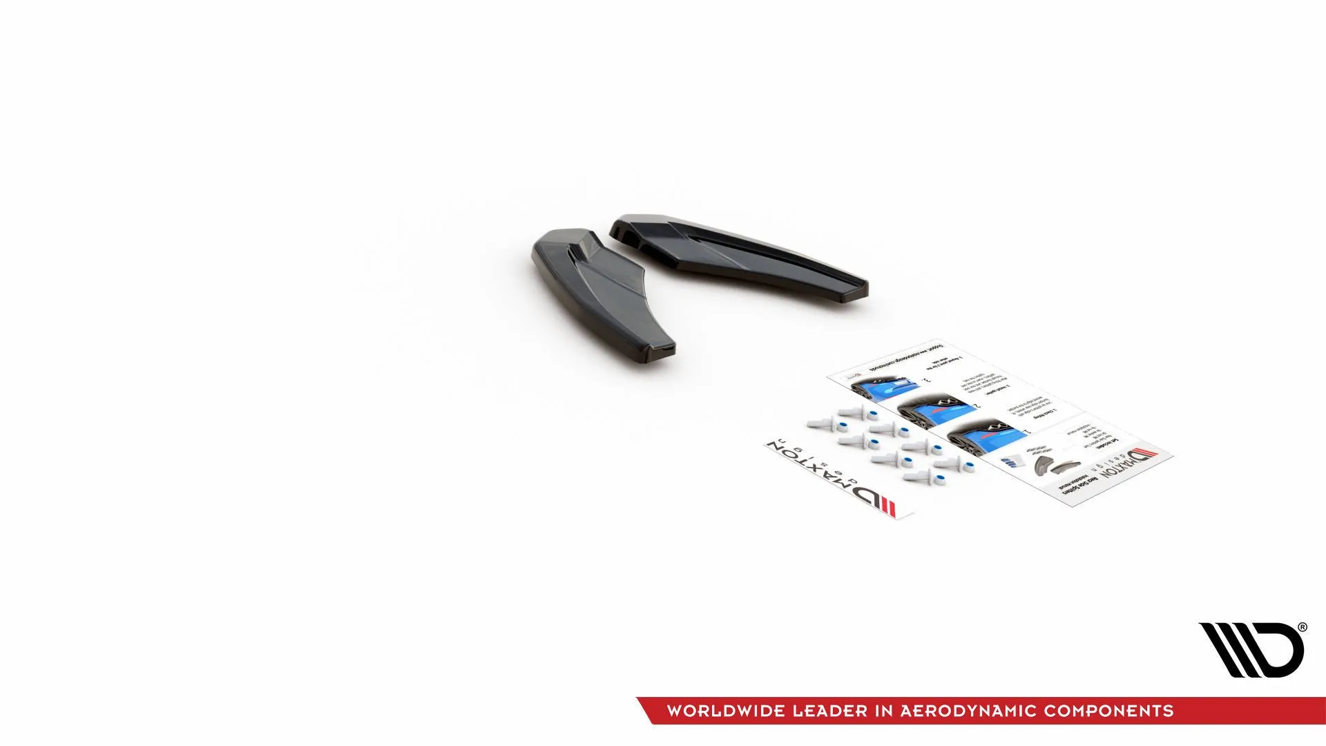 Sidesplitters bak V.1 Audi S3/ A3 S-Line (8Y) 2020 -> | Glossy Black Edition – bilde 5