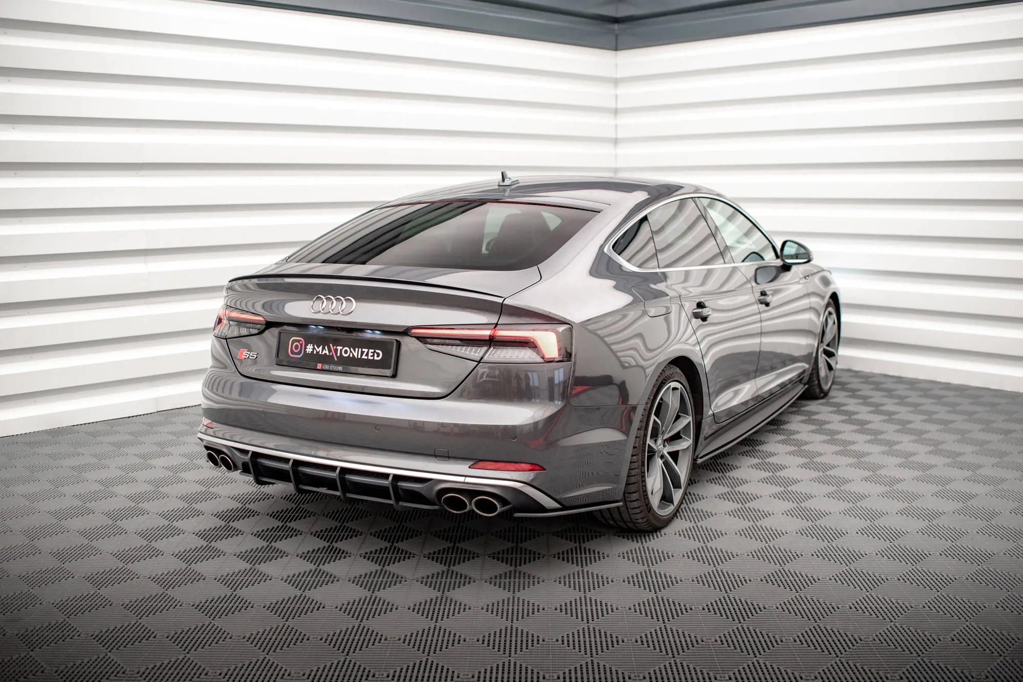 Sidesplitters bak V.1 Audi S5 (F5) 2016 - 2019 | Street Pro Black Edition – bilde 2