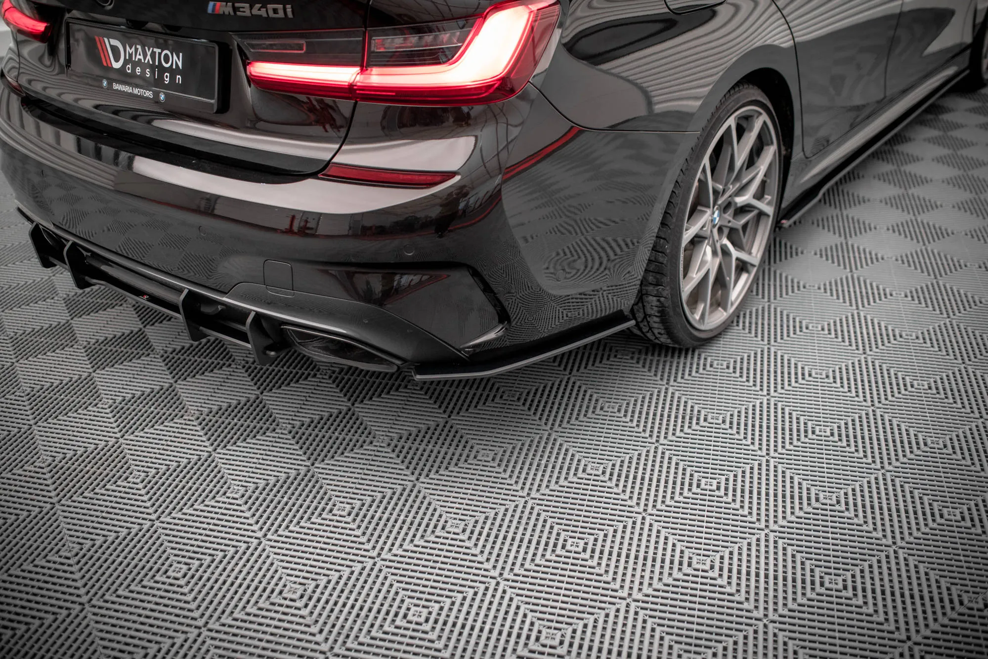 Sidesplitters bak V.1 BMW 3 (G20 / G21) M-Pakke / M340i (G20 / G201) 2018 - 2022 | Street Pro Black Edition