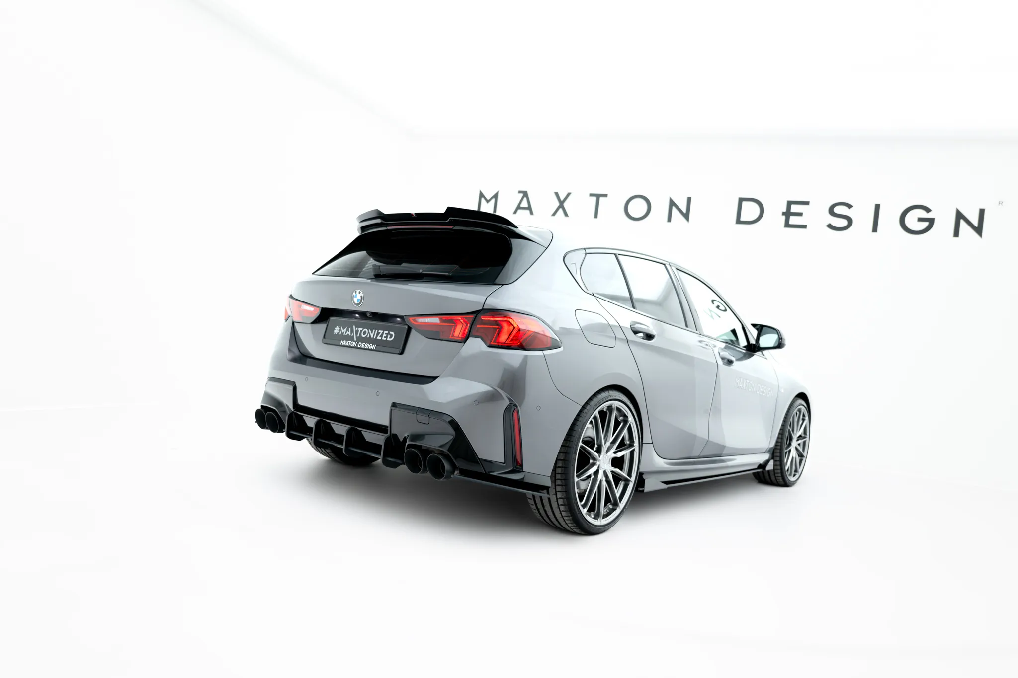 Sidesplitters bak V.1 BMW M135i (F70) 2024 -> | Street Pro Black Edition – bilde 3