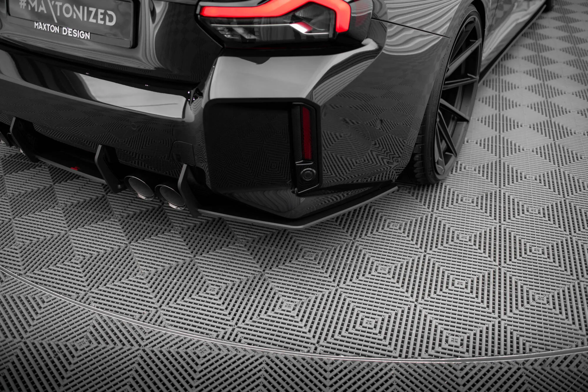 Sidesplitters bak V.1 BMW M2 Coupe (G87) 2023 - > | Street Pro Black Edition