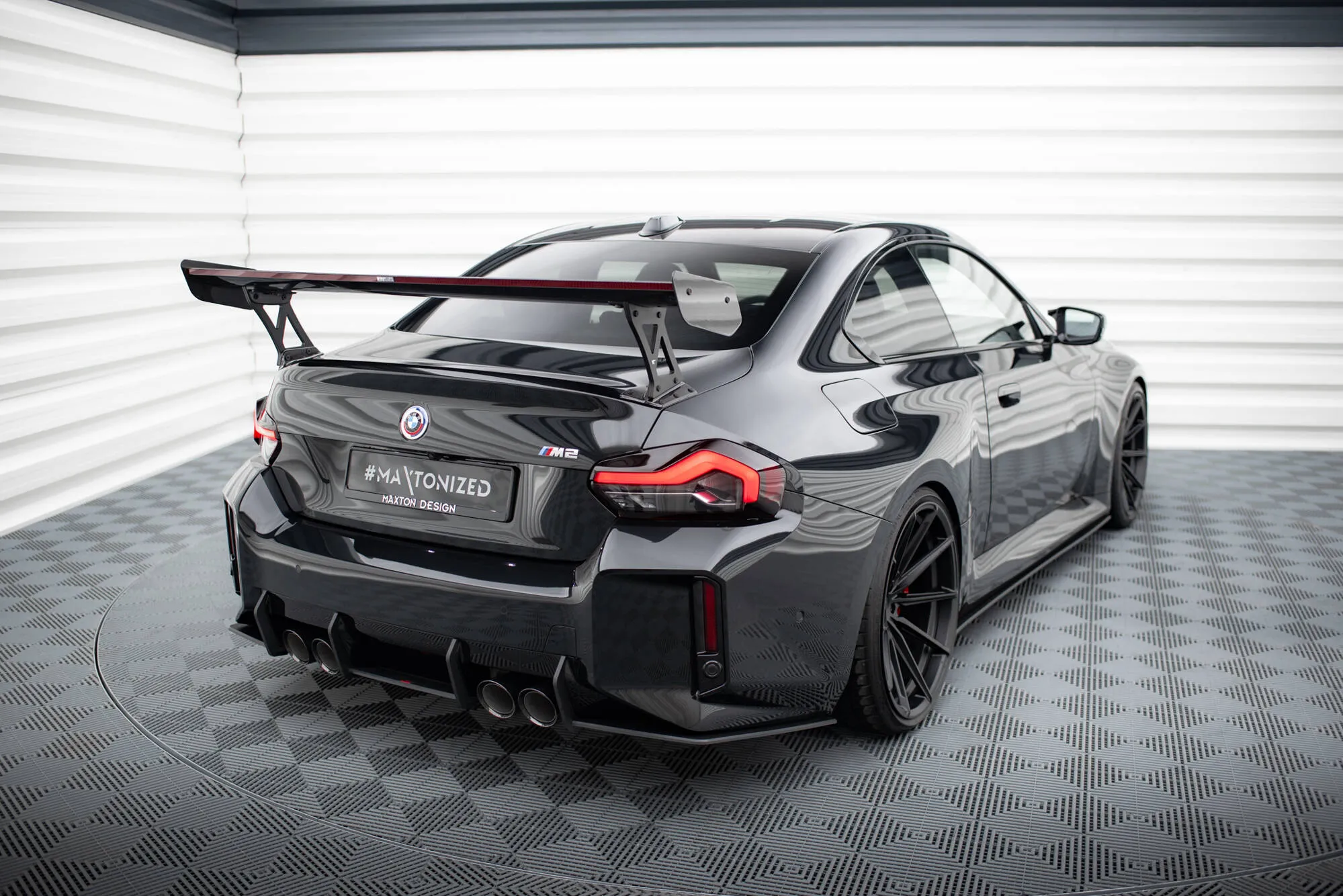 Sidesplitters bak V.1 BMW M2 Coupe (G87) 2023 - > | Street Pro Black Edition – bilde 2
