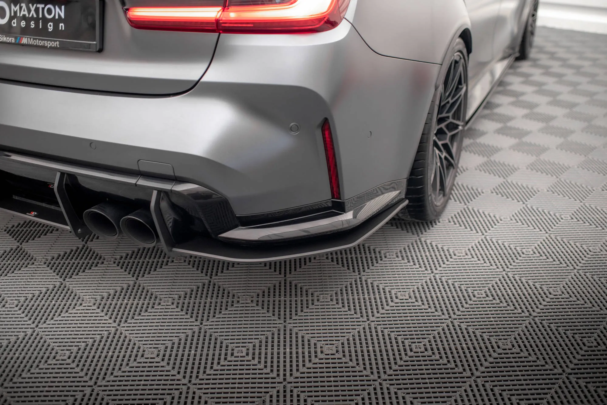 Sidesplitters bak V.1 BMW M3 (G80) 2020-> | Street Pro Black Edition – bilde 2