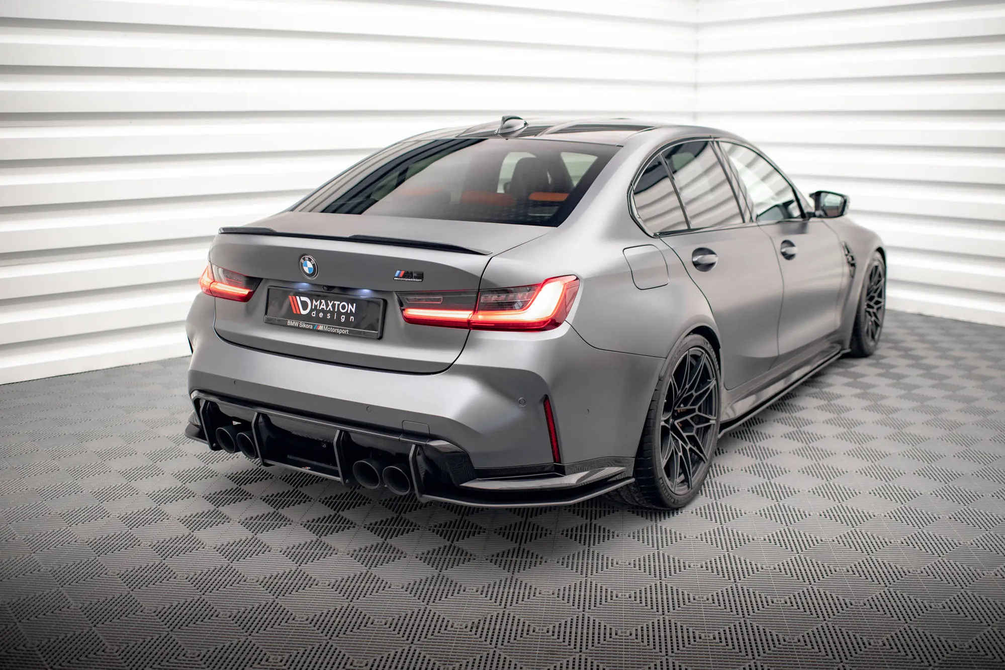 Sidesplitters bak V.1 BMW M3 (G80) 2020-> | Street Pro Black Edition – bilde 3
