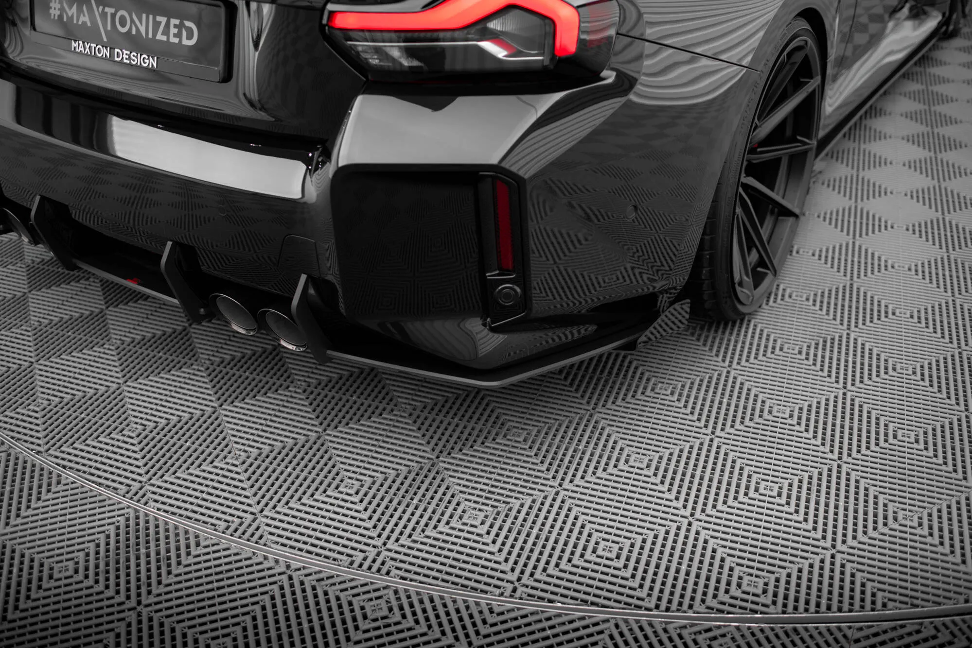 Sidesplitters bak V.1 + Flopper BMW M2 Coupe (G87) 2023 - > | Street Pro Black Edition