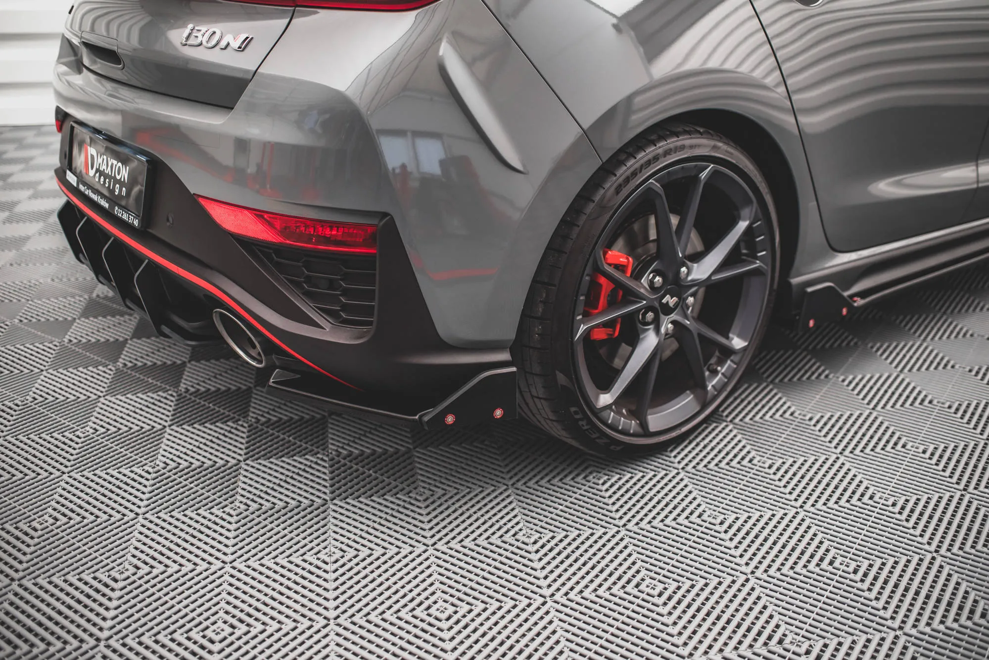 Sidesplitters bak V.1 + Flopper Hyundai i30 III N Facelift 2020 -> | Glossy Black Edition – bilde 5