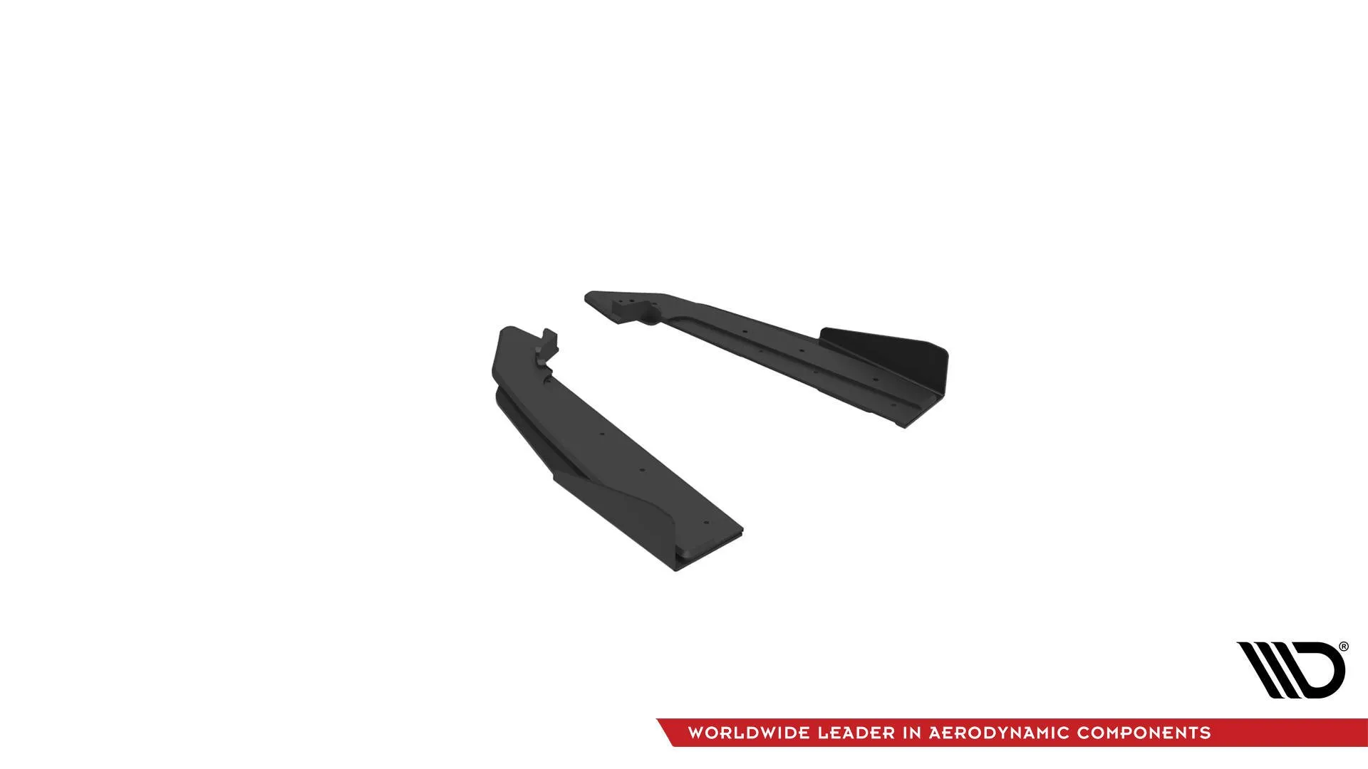 Sidesplitters bak V.1 + Flopper V.1 Ford Mustang VI GT 2017 - 2023 | Street Pro Black Edition – bilde 3