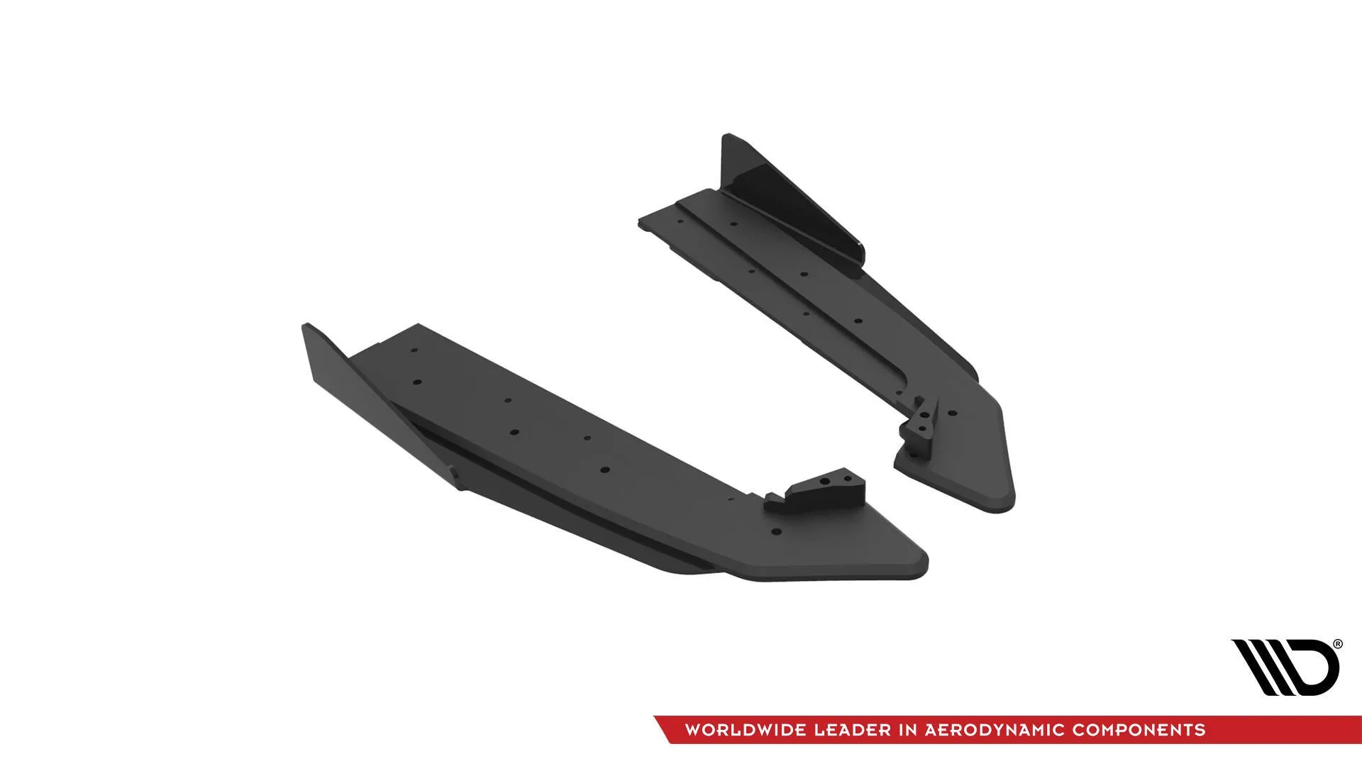 Sidesplitters bak V.1 + Flopper V.1 Ford Mustang VI GT 2017 - 2023 | Street Pro Black Edition – bilde 4