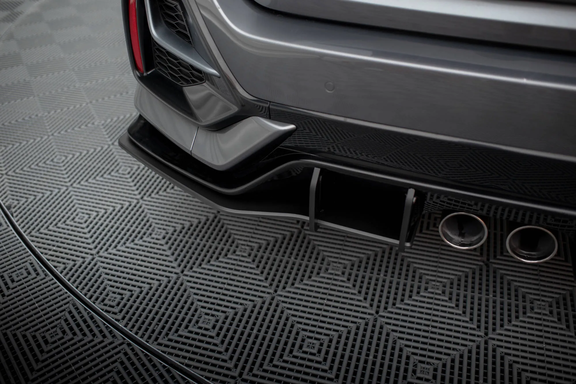 Sidesplitters bak V.1 Honda Civic Sport Mk10 2020-2023 | Street Pro Black Edition – bilde 3
