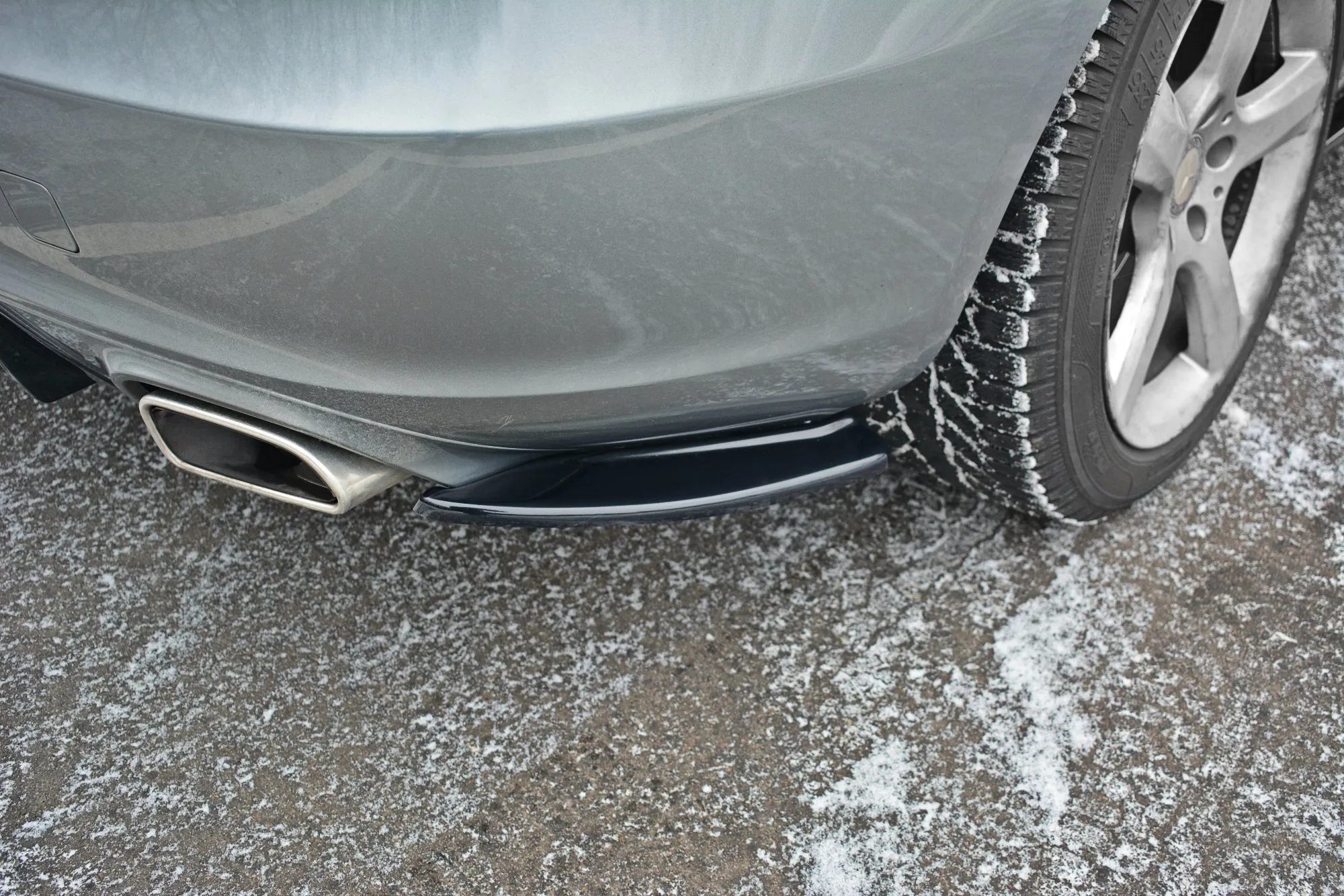 Sidesplitters bak V.1 Mercedes-benz Slk (R172) 2011-2015 | Glossy Black Edition