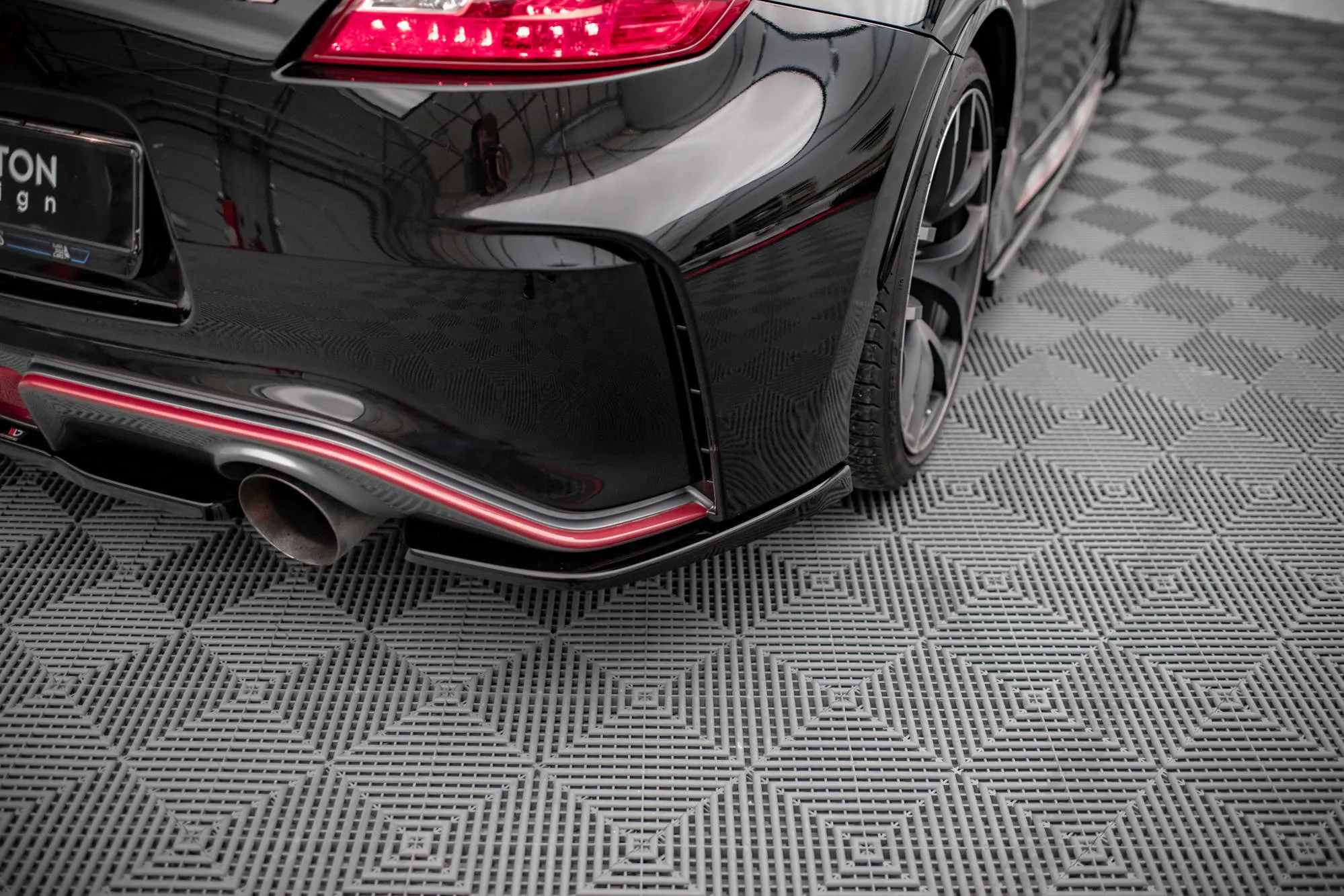 Sidesplitters bak V.1 Nissan 370Z Nismo (facelift) 2014-2020 | Glossy Black Edition – bilde 3