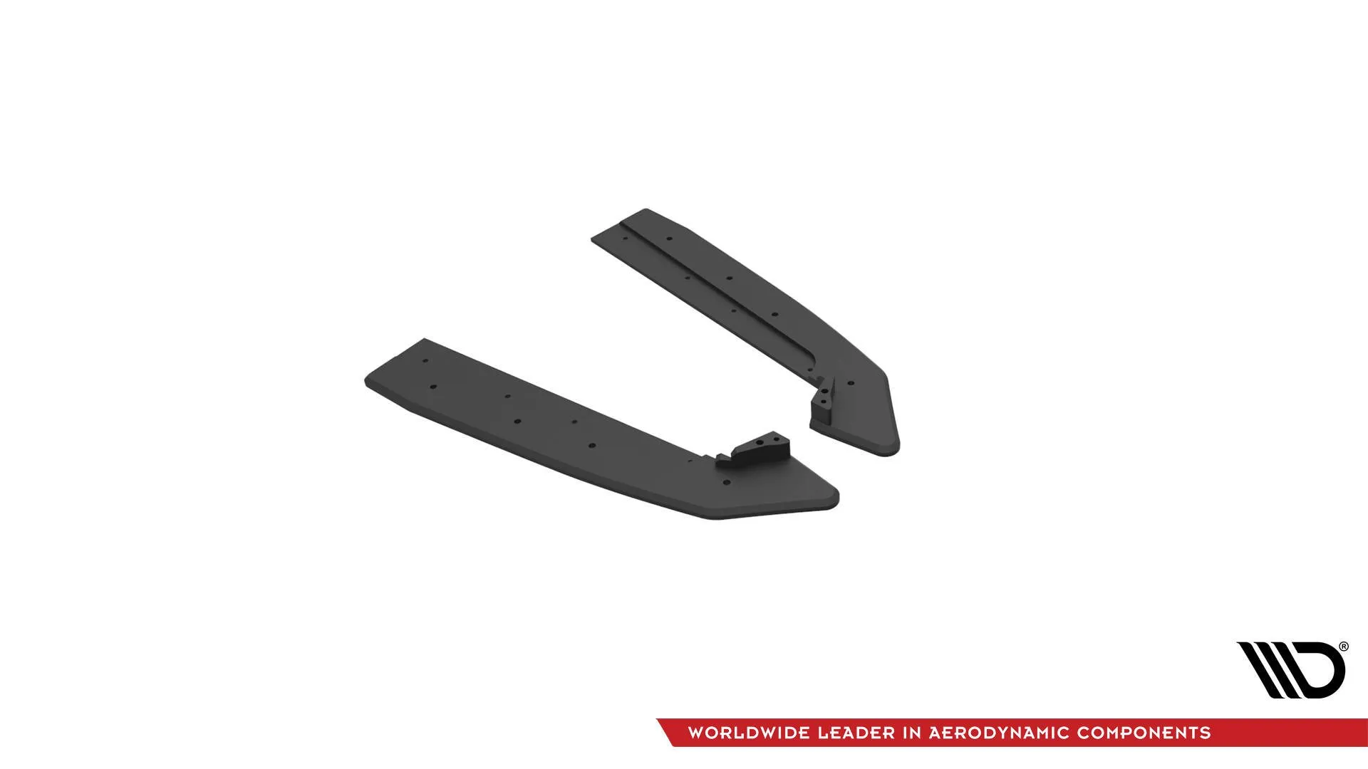 Sidesplitters bak V.1 V.1 Ford Mustang VI GT 2017 - 2023 | Street Pro Black Edition – bilde 4