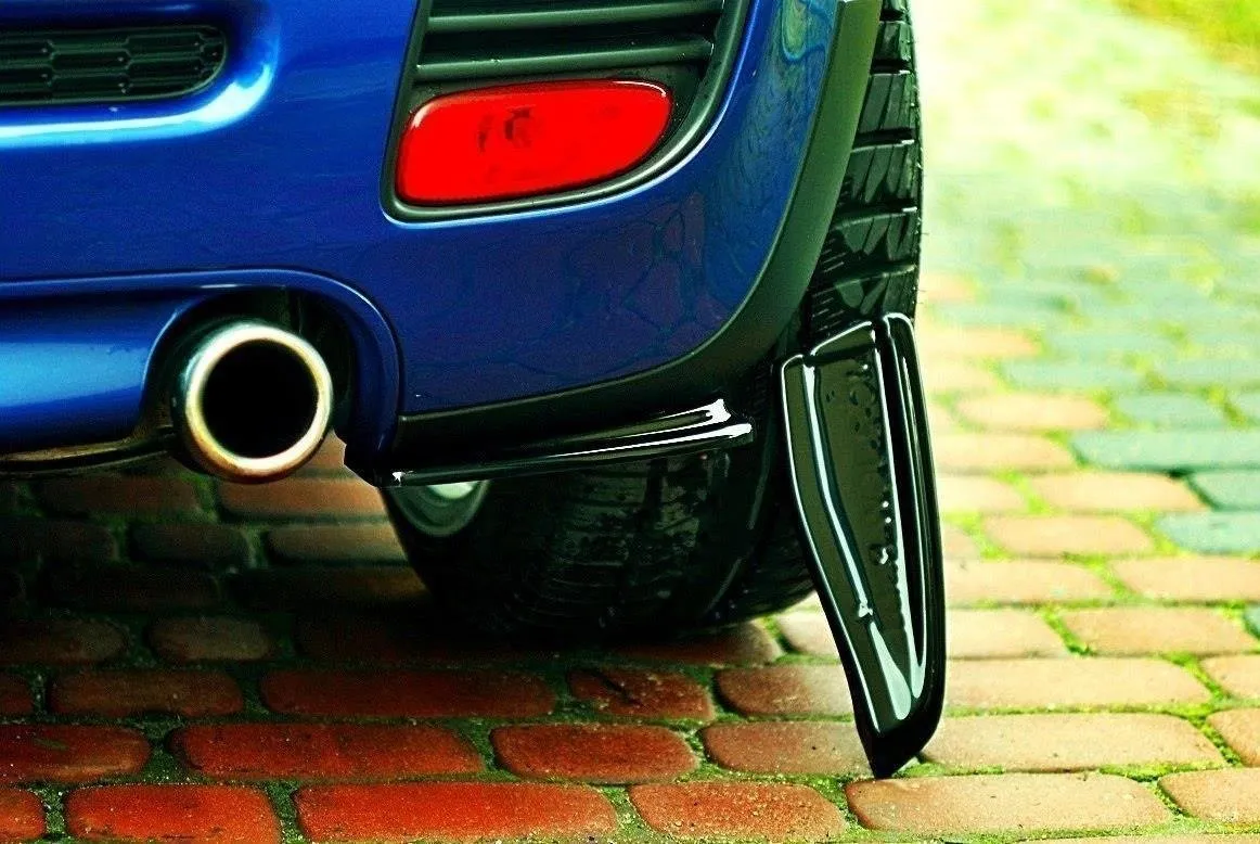 Sidesplitters bak V.1 vinge Mini Cooper II (R56) 2006 - 2010 | Glossy Black Edition – bilde 3