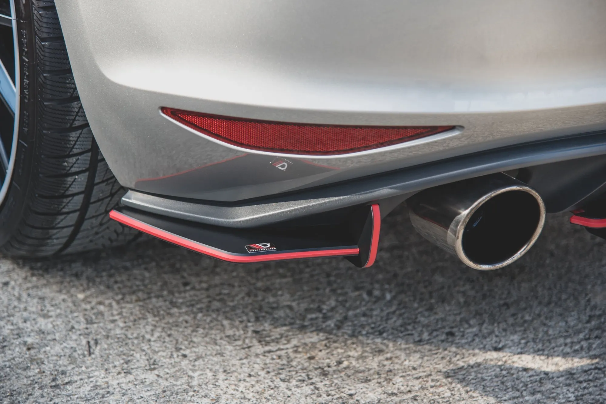 Sidesplitters bak V.1 VW Golf 7 GTI 2013 - 2017 | Street Pro Black Edition – bilde 10