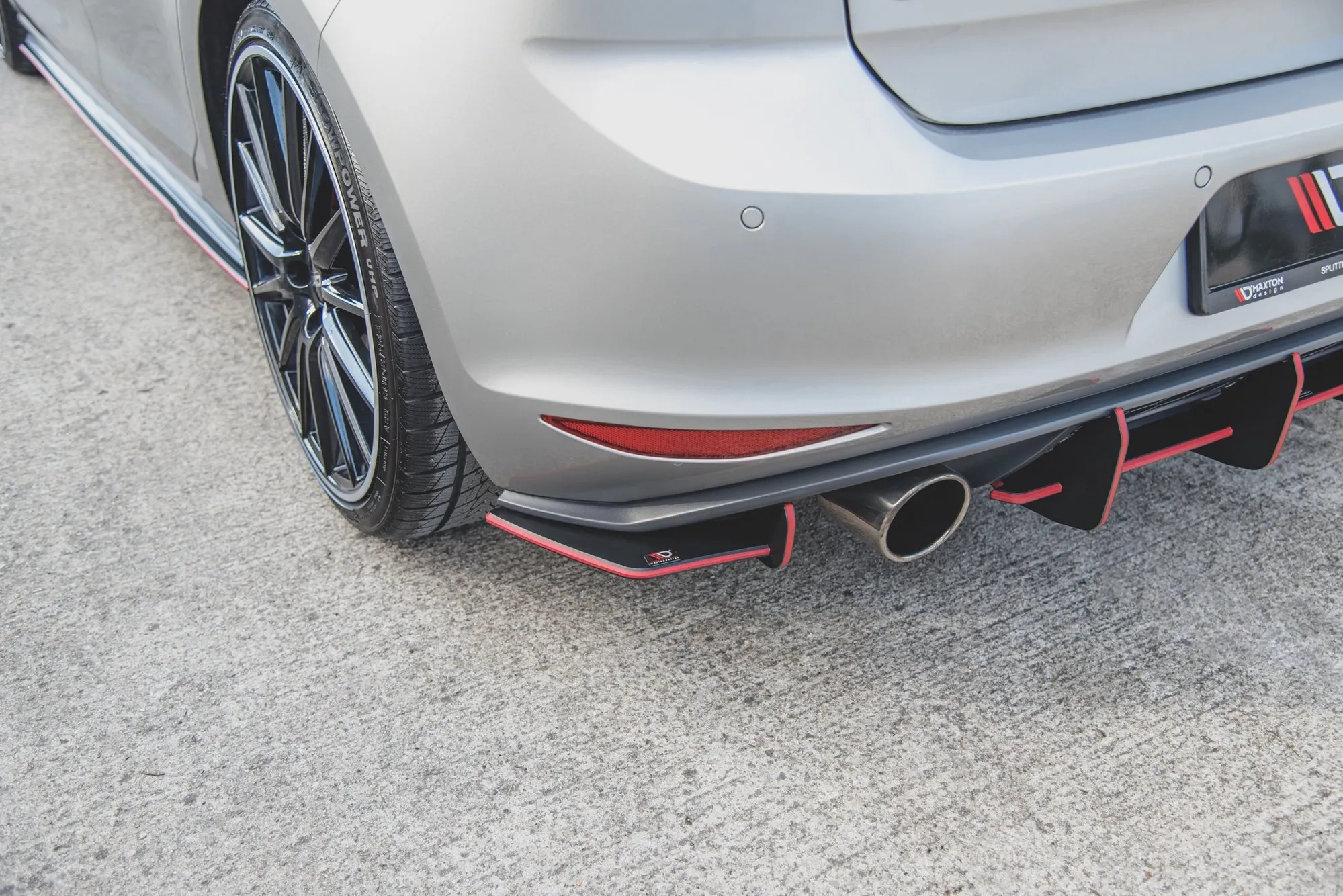 Sidesplitters bak V.1 VW Golf 7 GTI 2013 - 2017 | Street Pro Black Edition – bilde 11