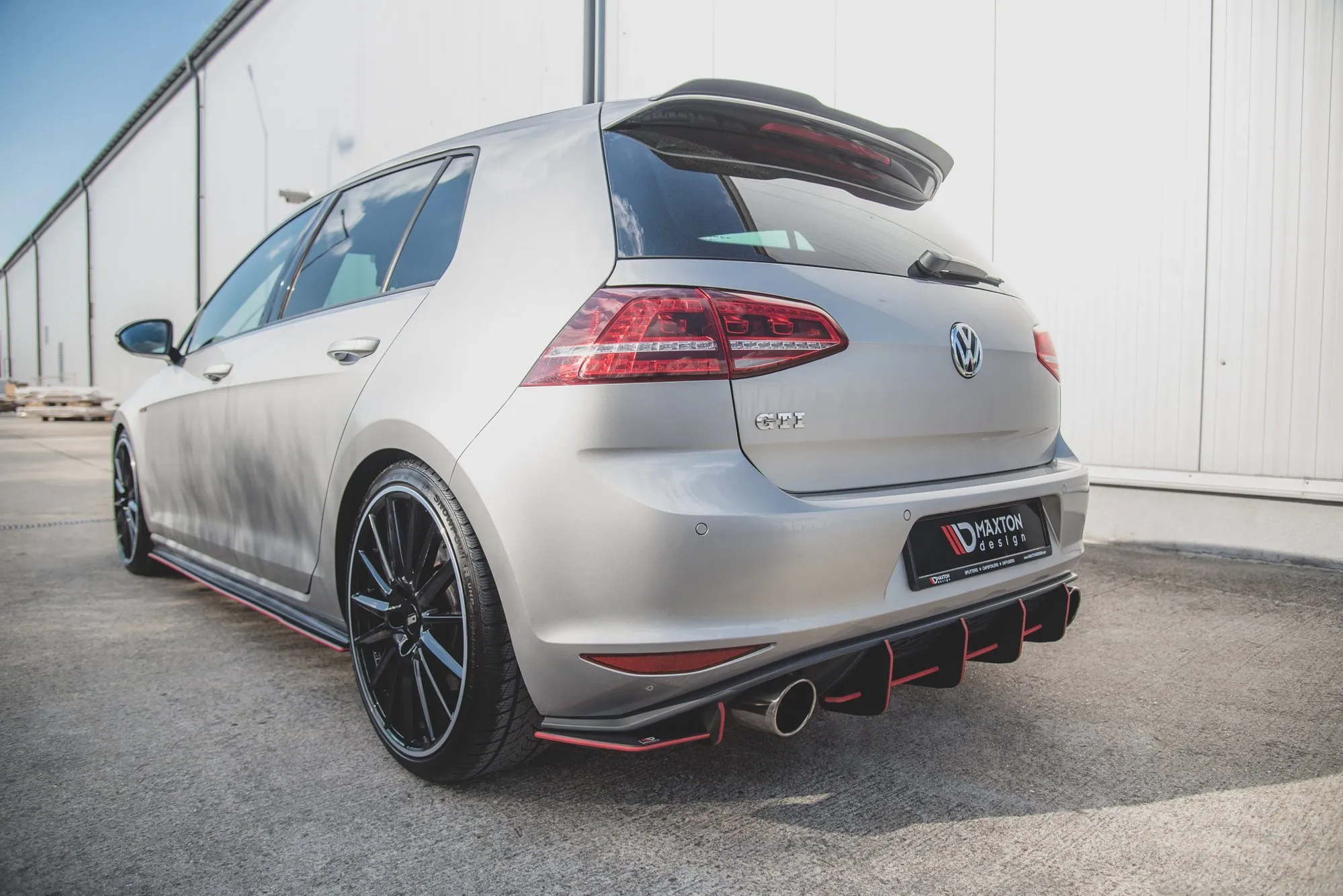Sidesplitters bak V.1 VW Golf 7 GTI 2013 - 2017 | Street Pro Black Edition – bilde 7
