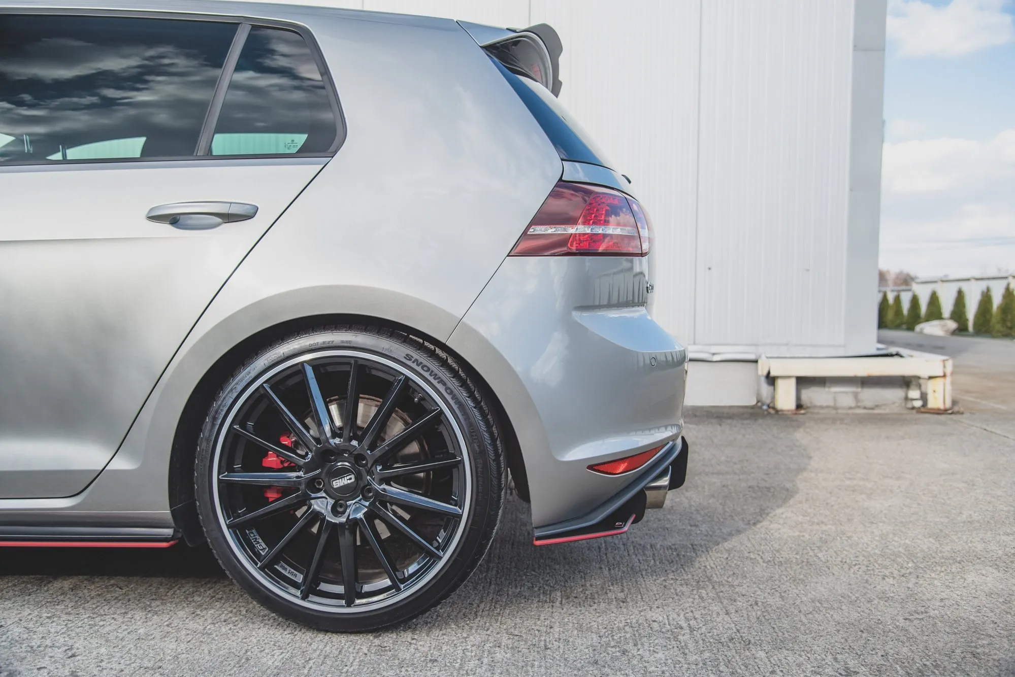 Sidesplitters bak V.1 VW Golf 7 GTI 2013 - 2017 | Street Pro Black Edition – bilde 8