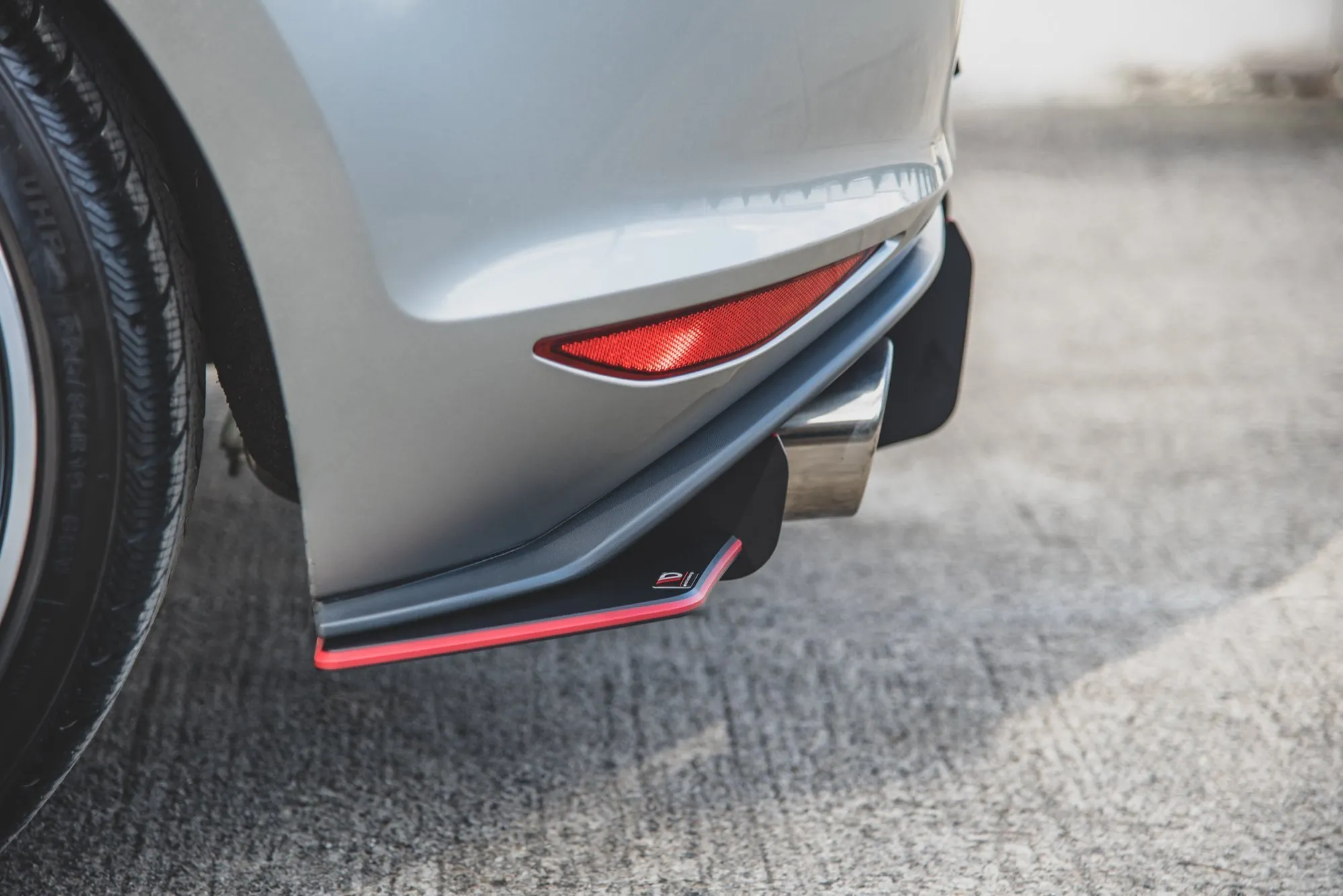 Sidesplitters bak V.1 VW Golf 7 GTI 2013 - 2017 | Street Pro Black Edition – bilde 9