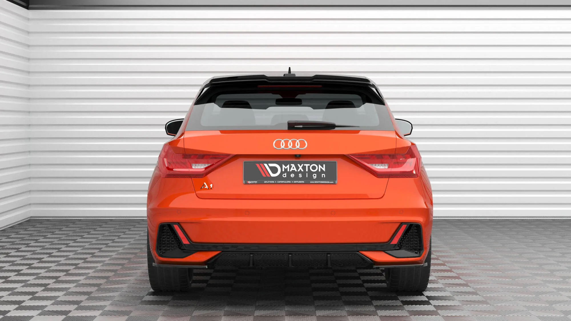 Sidesplitters bak V.2 Audi A1 GB 2018 -> | Glossy Black Edition – bilde 2
