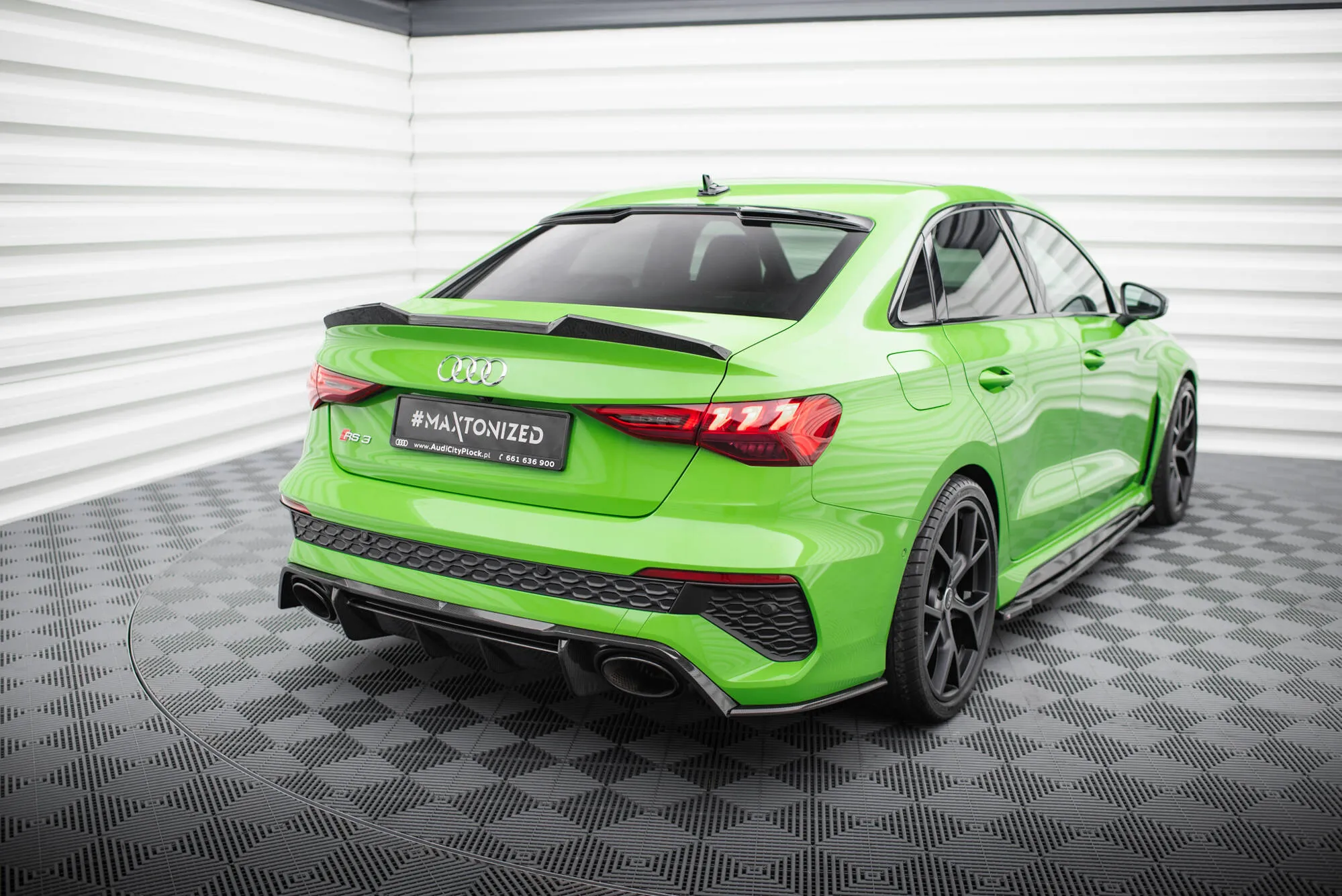 Sidesplitters bak V.2 Audi A3 (S3) 2020-2026 | Carbon Fiber Edition