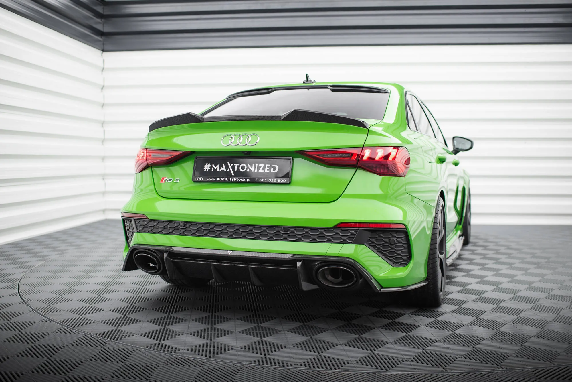Sidesplitters bak V.2 Audi A3 (S3) 2020-2026 | Carbon Fiber Edition – bilde 2