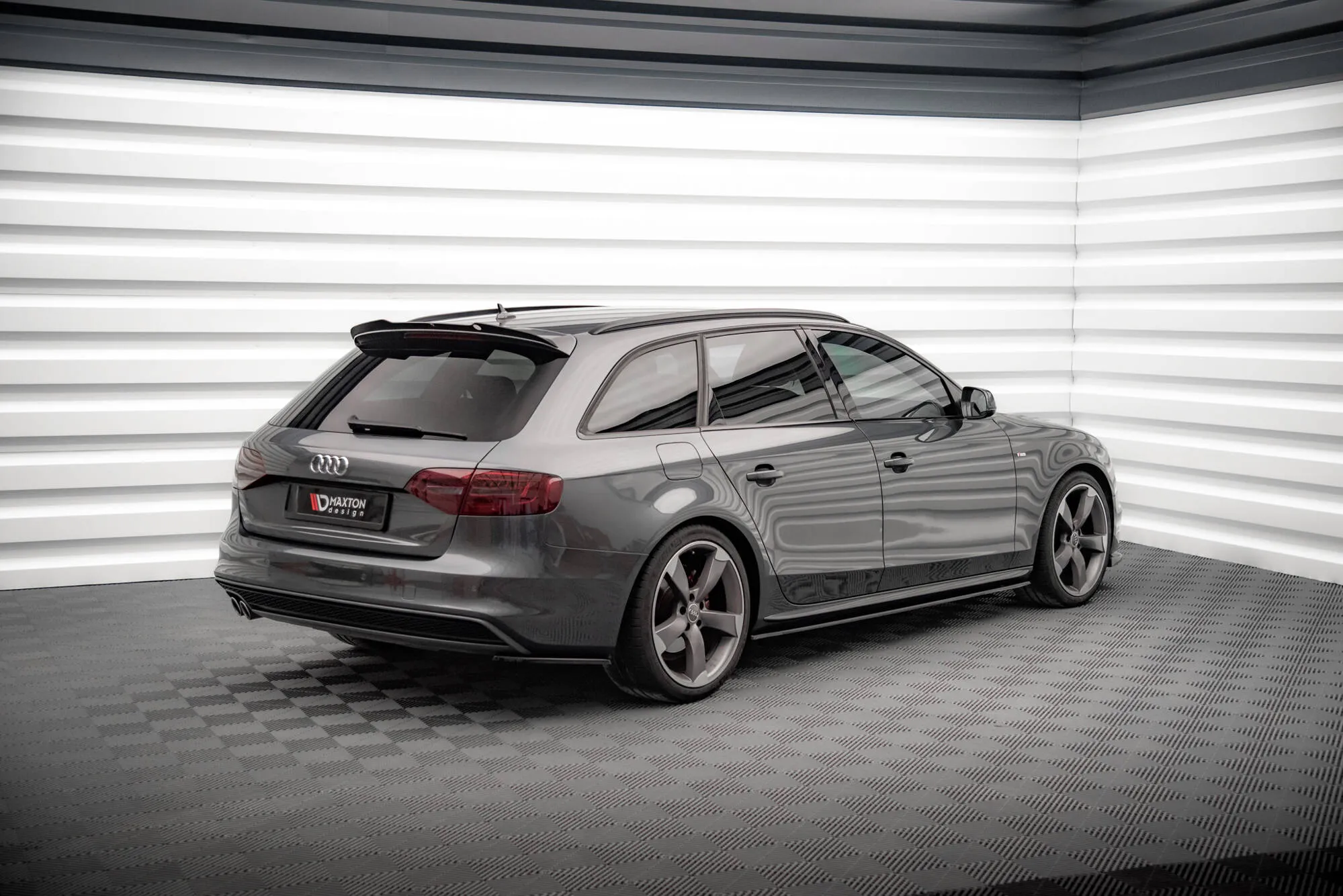 Sidesplitters bak V.2 Audi A4 (B8) Facelift 2011 - 2015 | Glossy Black Edition – bilde 2