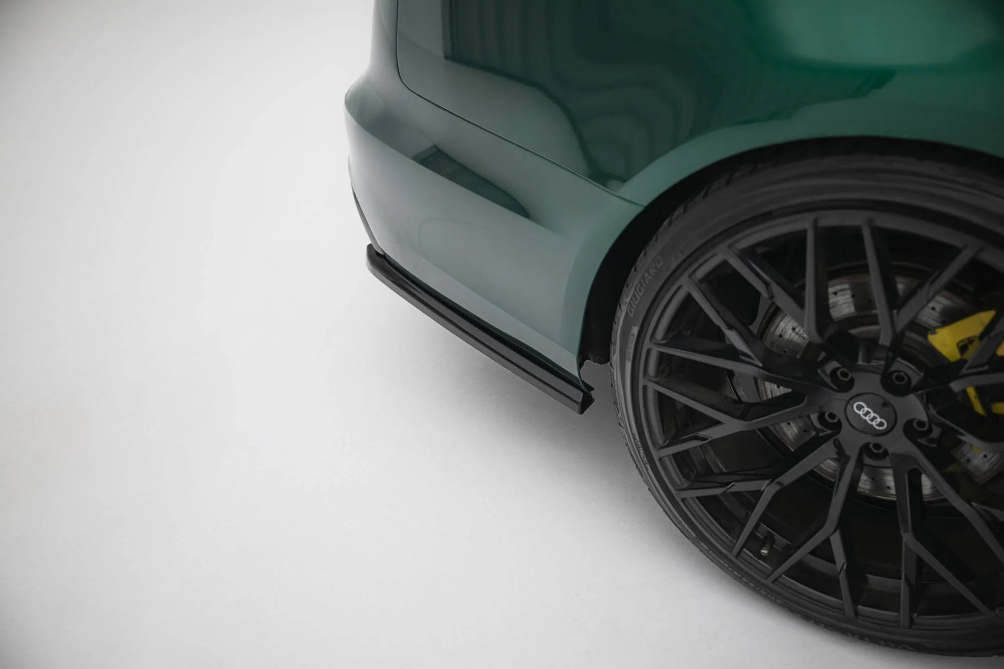 Sidesplitters bak V.2 Audi A6 C7 S-Line Avant 2011 - 2018 | Glossy Black Edition