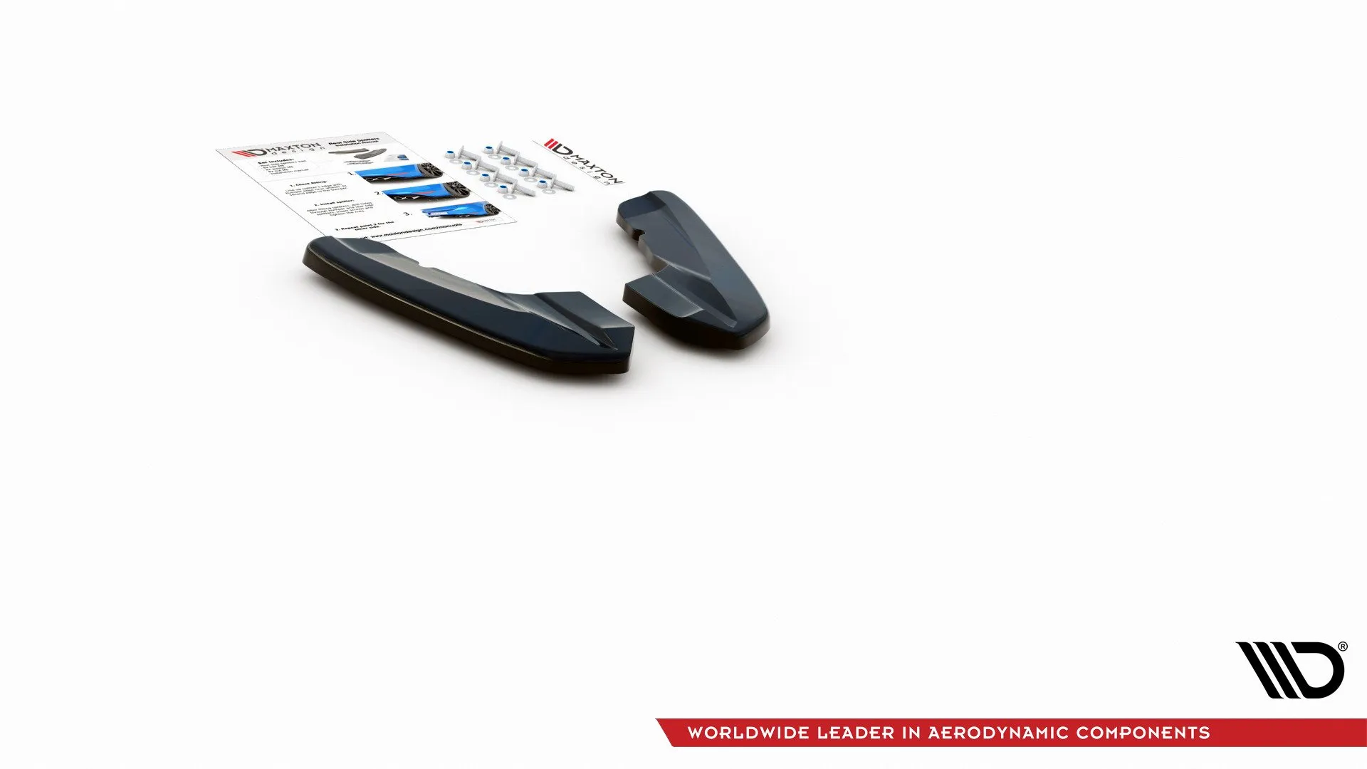 Sidesplitters bak V.2 Audi RS3 8V 2015-2016 | Glossy Black Edition – bilde 5